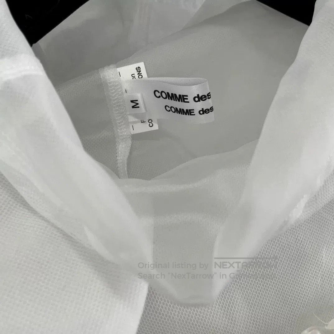 Comme des Garcons COMME des garcons White Lace Cape Coat. Size US M / EU 48-50 / 2 - 8 Thumbnail