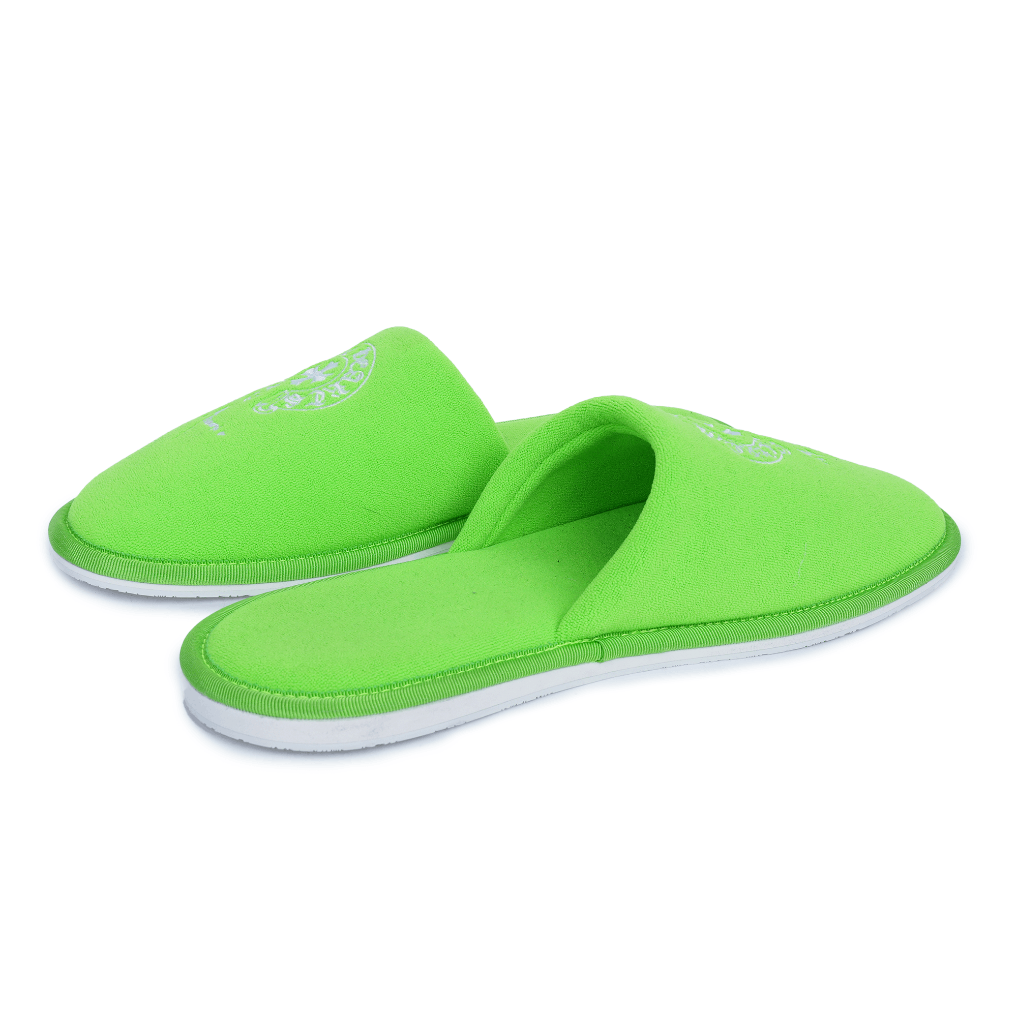 Chrome Hearts CH MIAMI NEON GREEN SLIPPERS Size US 10 / EU 43 - 4 Thumbnail