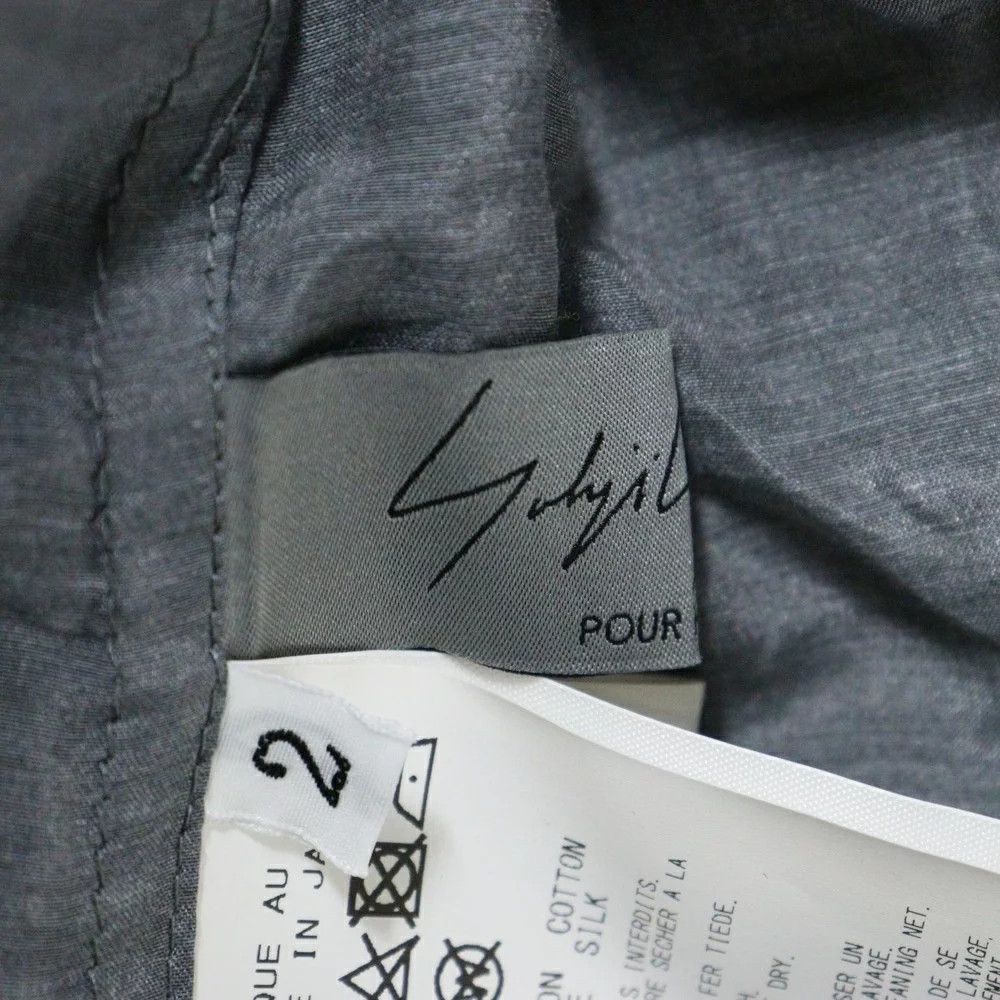 Yohji Yamamoto Yohji Yamamoto POUR HOMME // 24S Silk Shirt Blouse Size US M / EU 48-50 / 2 - 7 Thumbnail