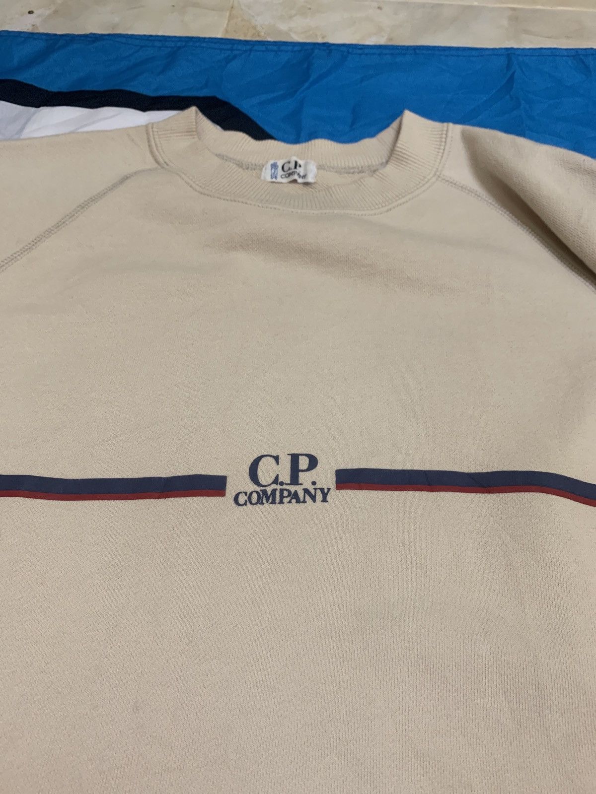 C.P. Company × Japanese Brand × Massimo Osti C.P.Company Center Logo Sweatshirt Japan Size US L / EU 52-54 / 3 - 5 Thumbnail