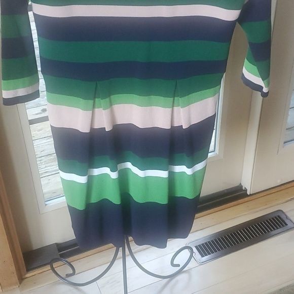 Ann Taylor Ann Taylor Colorblock Striped Knit Elegant 3/4 Sleeve Sz. SP Size S / US 4 / IT 40 - 5 Thumbnail