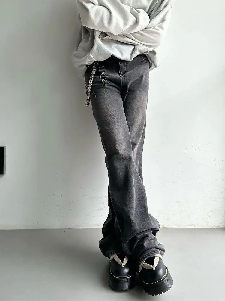Japanese Brand × Jean Retro loose high street straight leg jeans Size US 32 / EU 48 - 6 Thumbnail