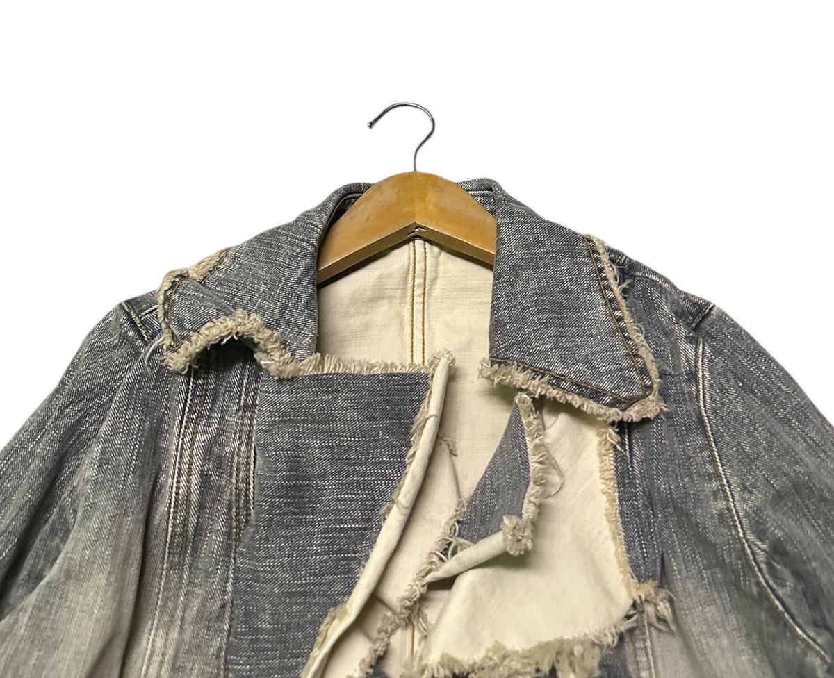 Japanese Brand Grace Continental frill denim jacket with raw-edge design Size M / US 6-8 / IT 42-44 - 5 Thumbnail