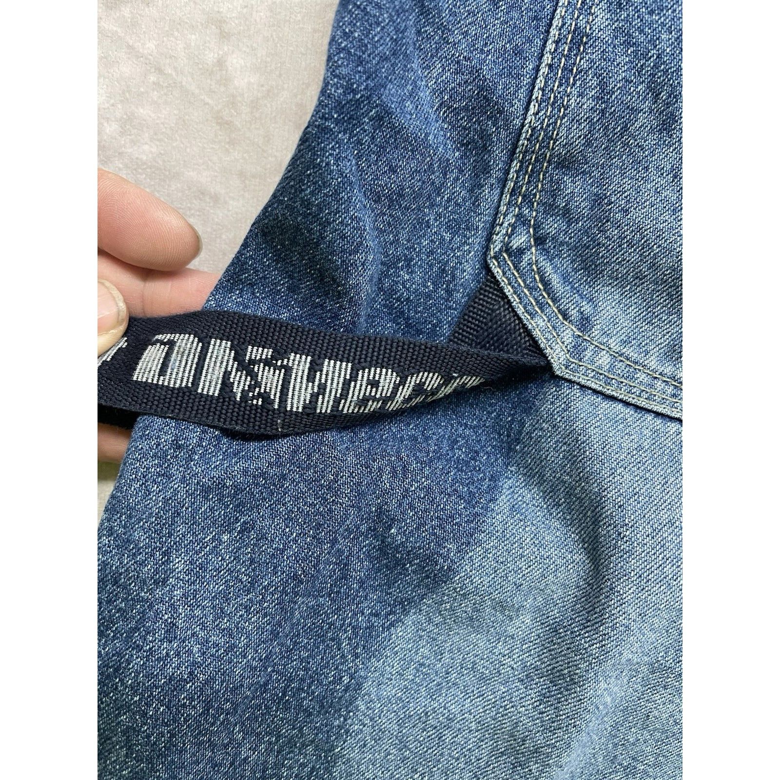 Mecca VTG Mecca USA Denim Shorts Jorts 42 Y2K 90s Baggy Carpenter Size US 42 / EU 58 - 7 Thumbnail