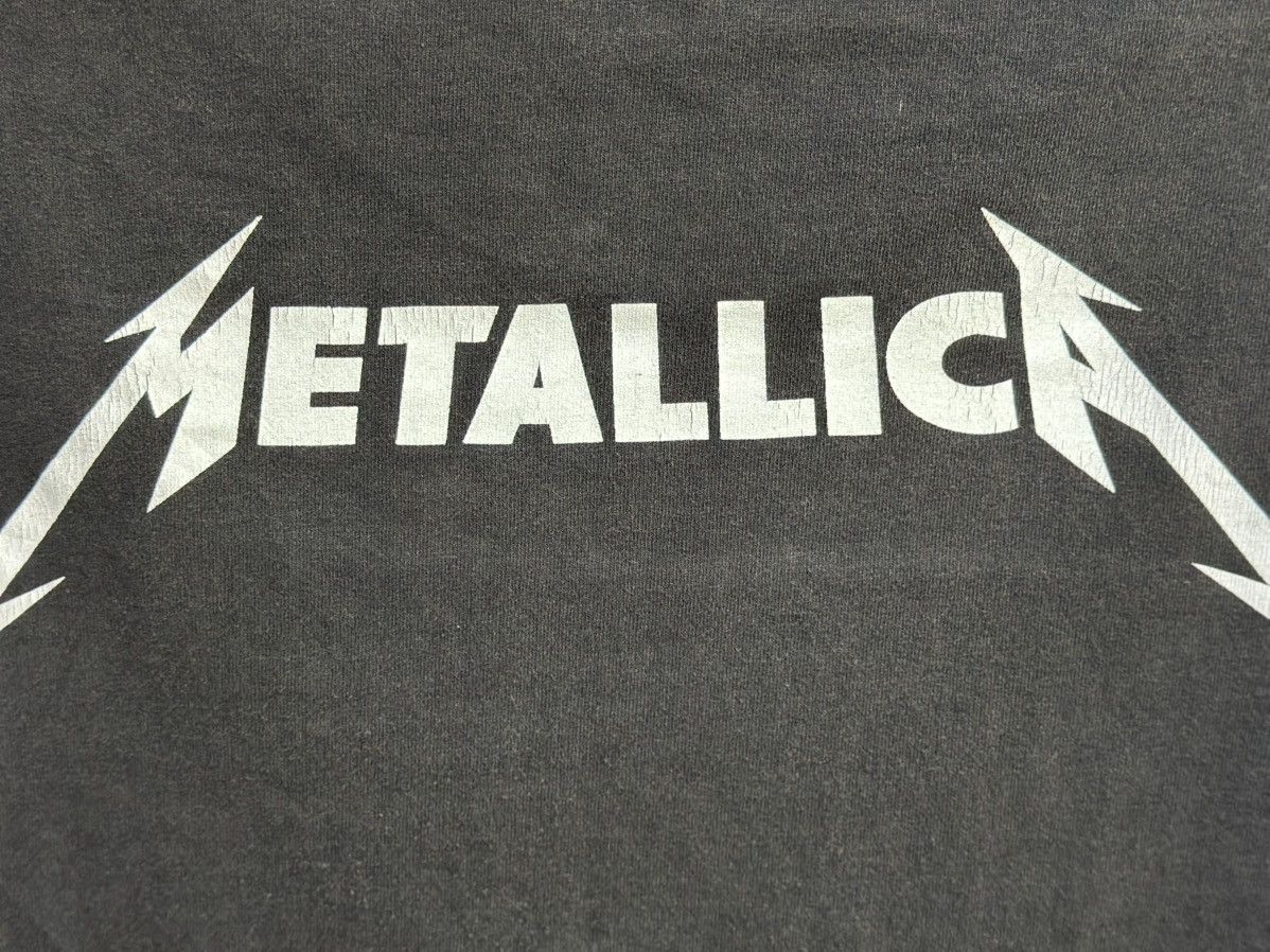 Band Tees × Vintage Vintage Metallica Ride The Lightning Faded Tee Size US M / EU 48-50 / 2 - 3 Thumbnail
