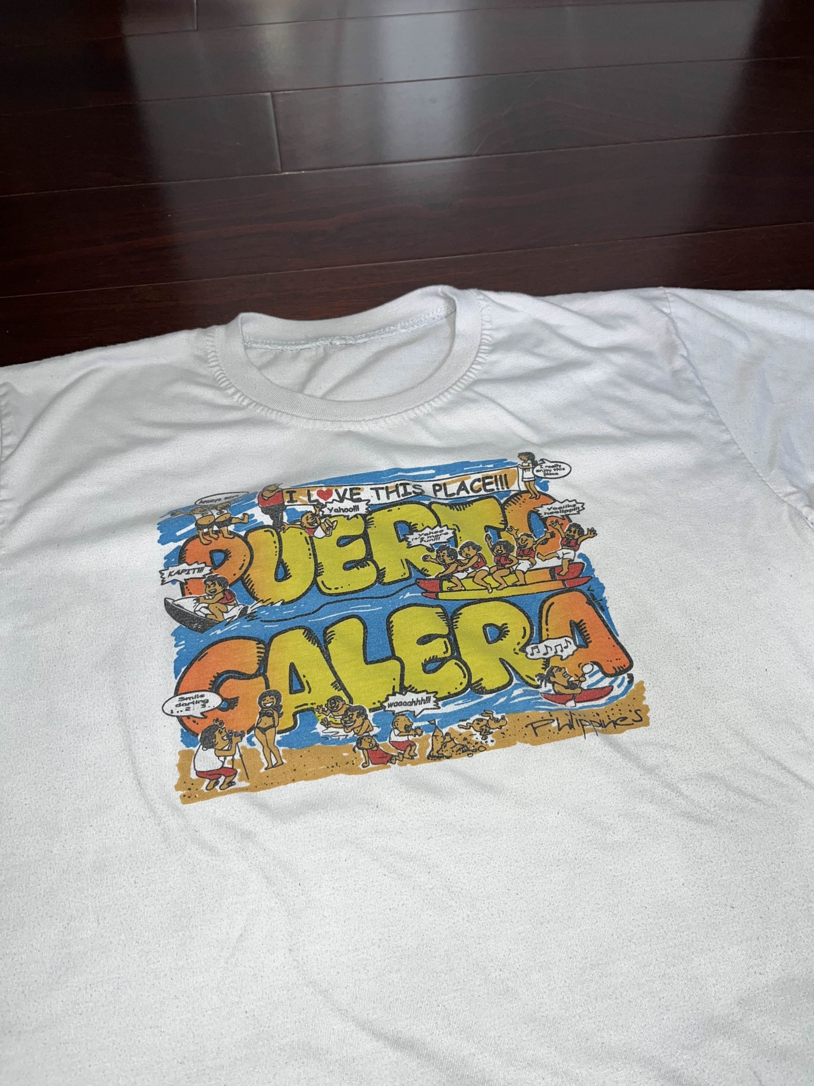 Band Tees × Vintage Y2K Philippines Puerto Galera Tourist Tee Size US M / EU 48-50 / 2 - 3 Thumbnail