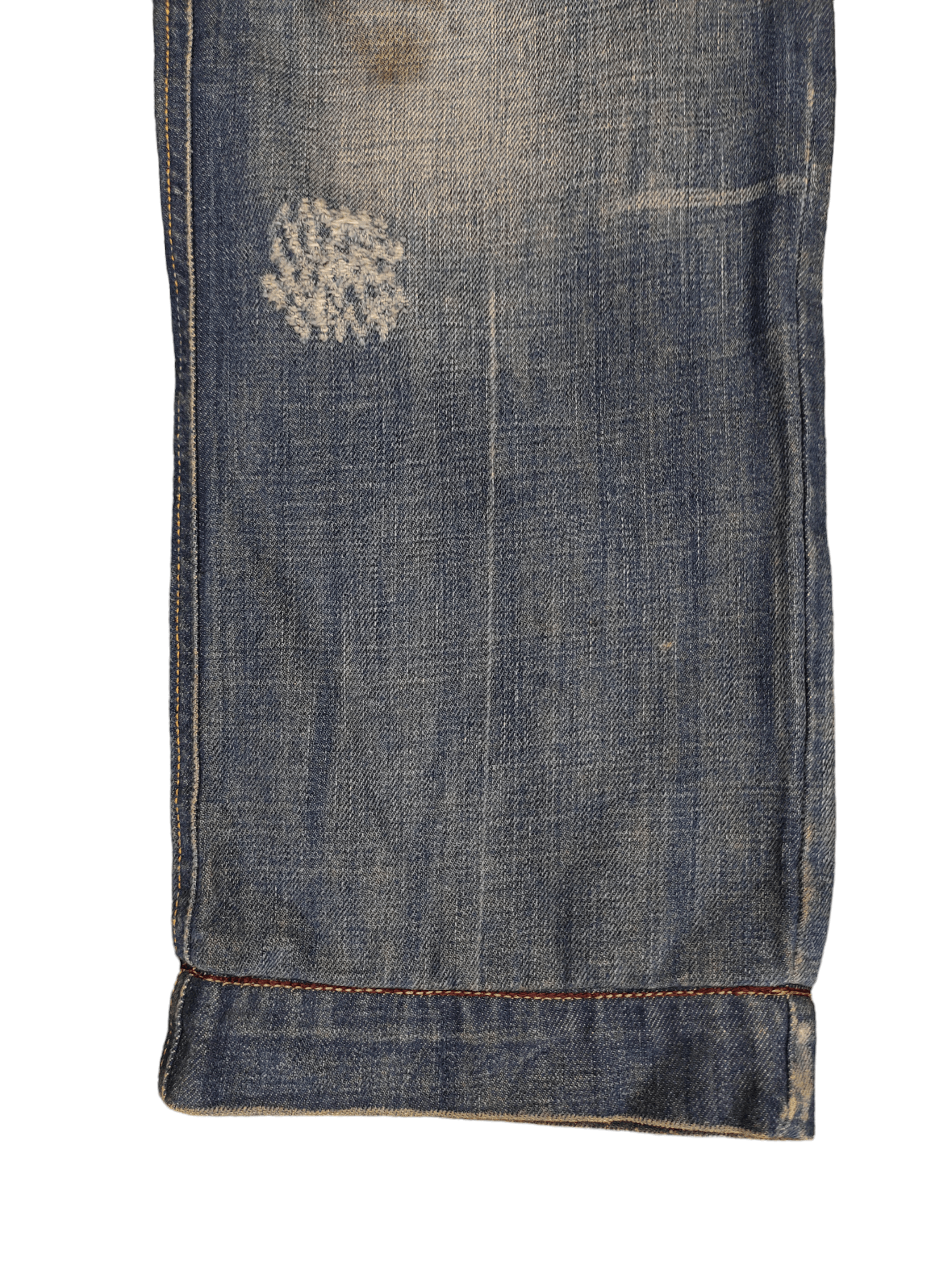 Diesel Loose Leg Diesel D Logo Distress Faded Denim Pants Y2k Size US 30 / EU 46 - 8 Thumbnail