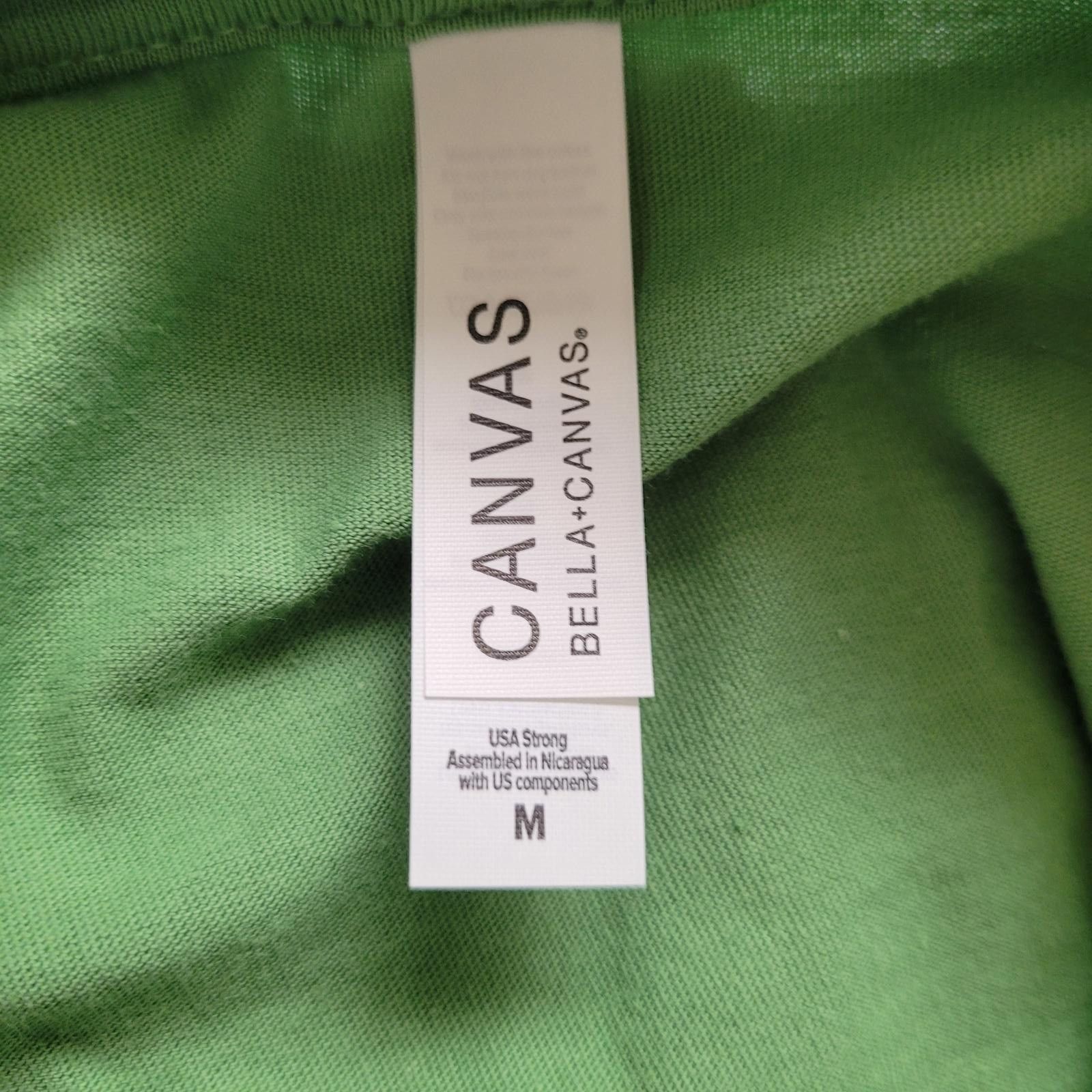 Other Bella + Canvas Men's M Green Crewneck T-Shirt – Soft Fit Size US M / EU 48-50 / 2 - 3 Thumbnail