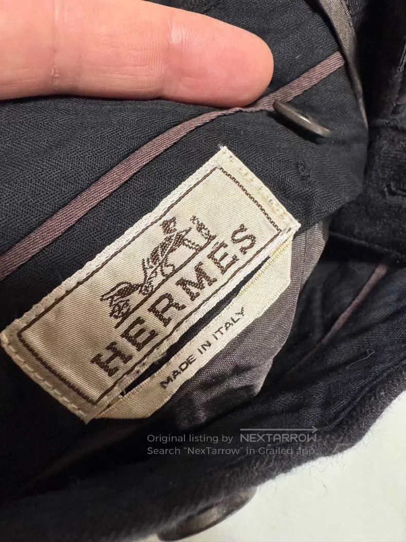 Hermes Hermes Casual pants 95% wool+5% cashmere Size US 38 / EU 54 - 6 Thumbnail