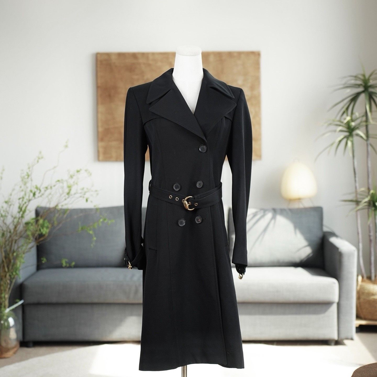 Gucci Gucci Long Black Coat it_42 Women Size M / US 6-8 / IT 42-44 - 1 Thumbnail
