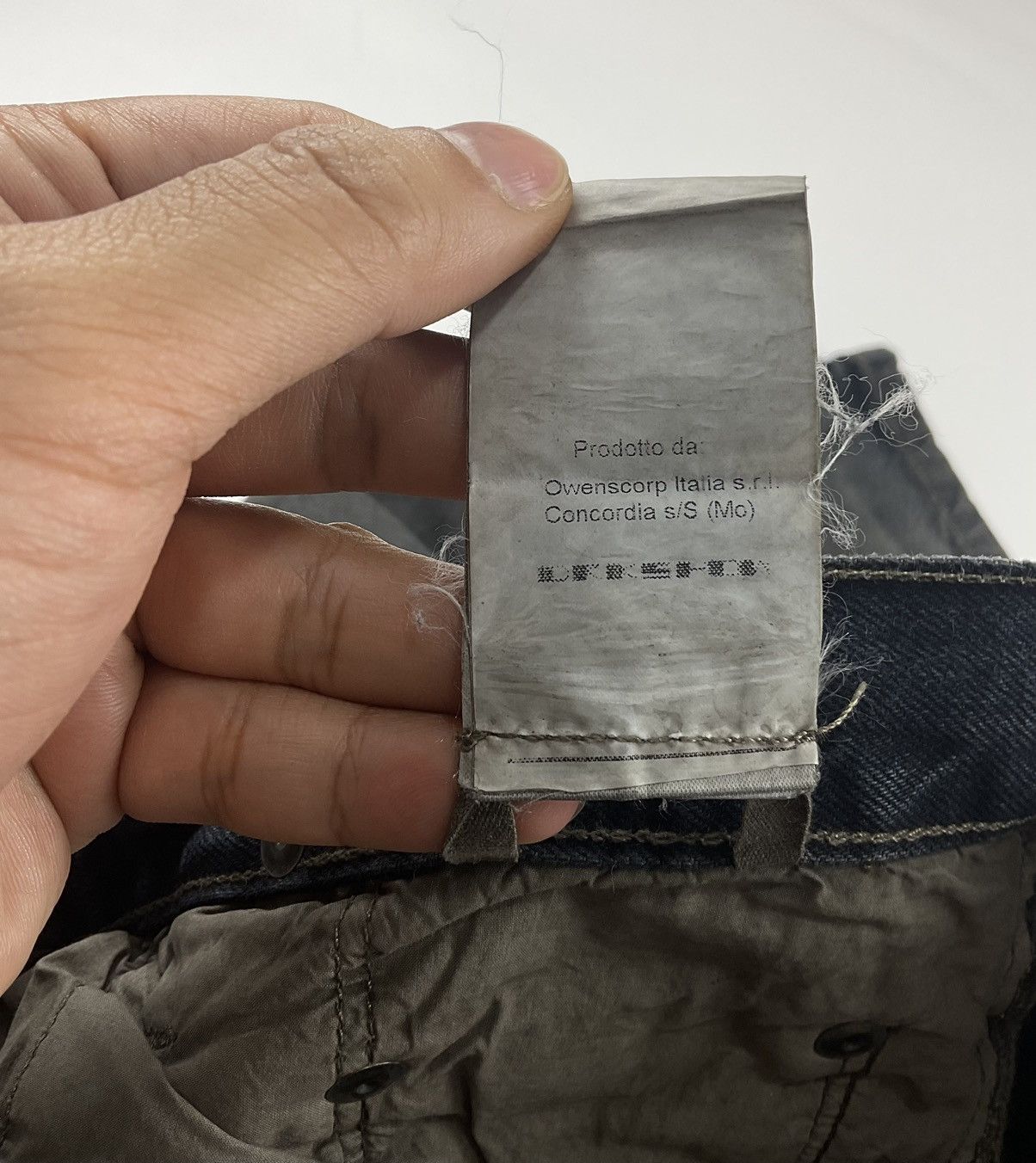 Rick Owens Rick Owens S/S'16 Degrade Hustler Torrence Cropped Denim Size US 31 - 10 Thumbnail