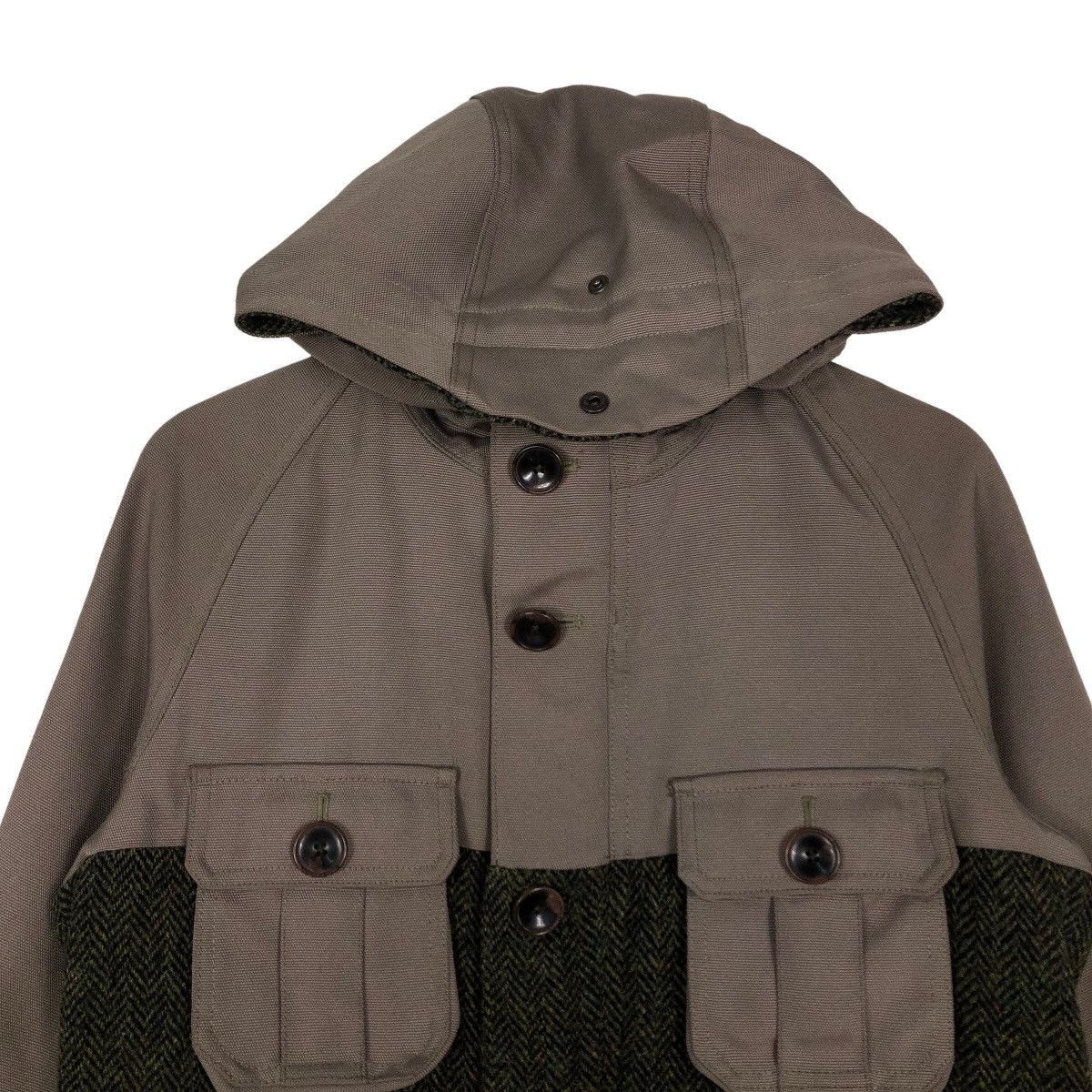 Harris Tweed 90’s Vintage Harris Tweed Dufflers Wool Jacket Cargo Pocket Size US M / EU 48-50 / 2 - 2 Thumbnail