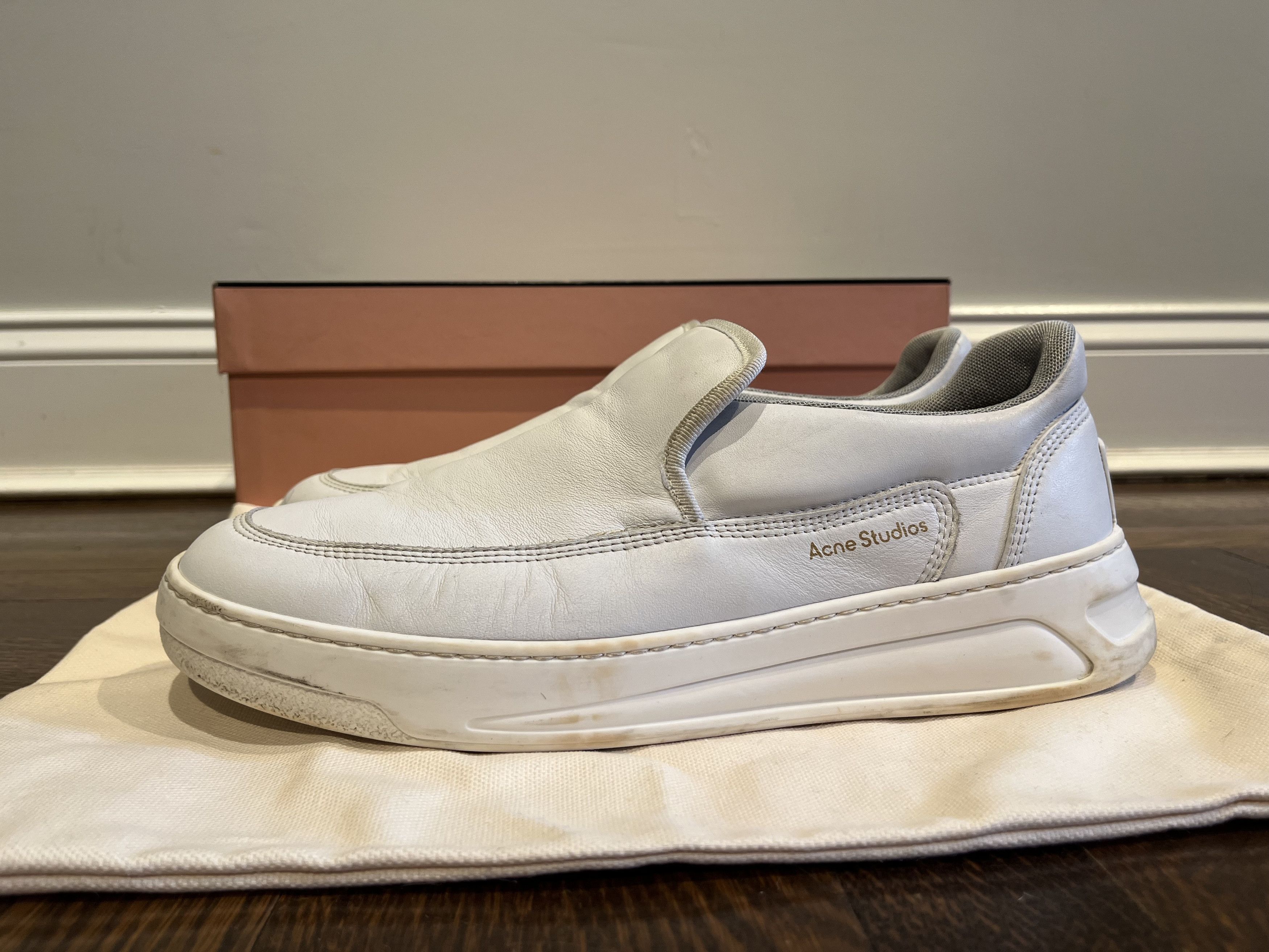 Acne Studios Acne Studio Bennie Slip-On Face Sneaker Size US 11 / EU 44 - 2 Thumbnail