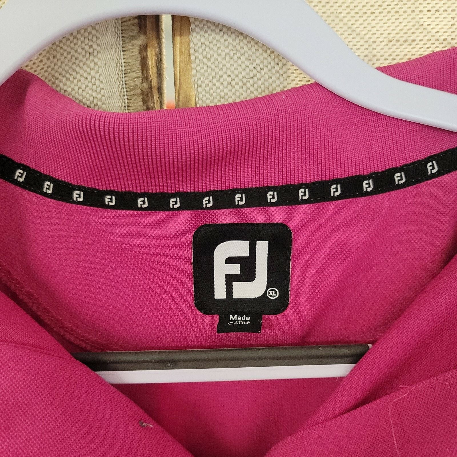 Footjoy FJ FootJoy Short Sleeve Golf Polo Shirt Magenta Mens Size XL Size US XL / EU 56 / 4 - 3 Thumbnail