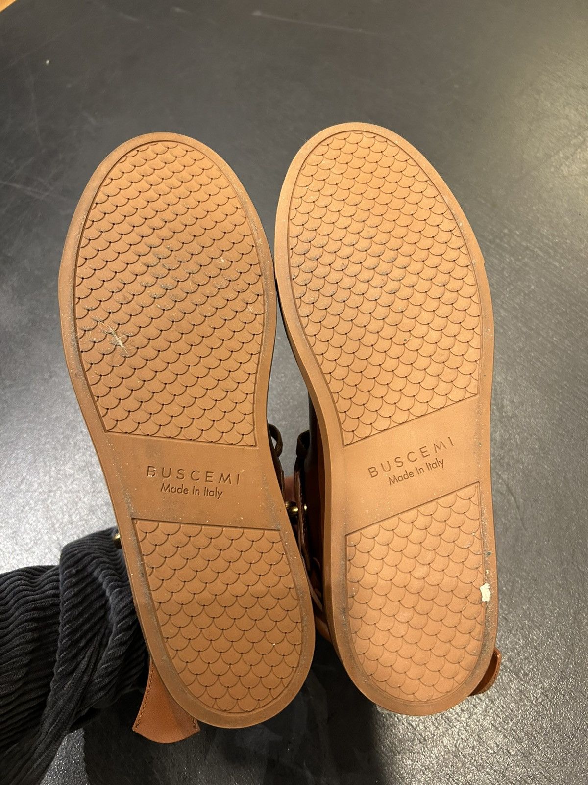 Buscemi Buscemi High Top Leather Sneakers Size US 8 / EU 41 - 7 Thumbnail