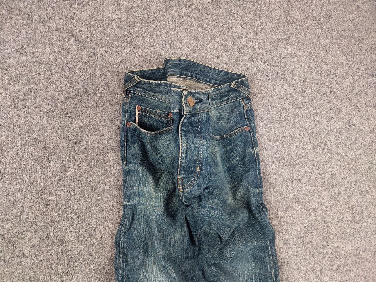 THE ROKKER COMPANY The Rokker Company Faded Denim selvedge Jeans Vintage Style Size US 34 / EU 50 - 4 Thumbnail