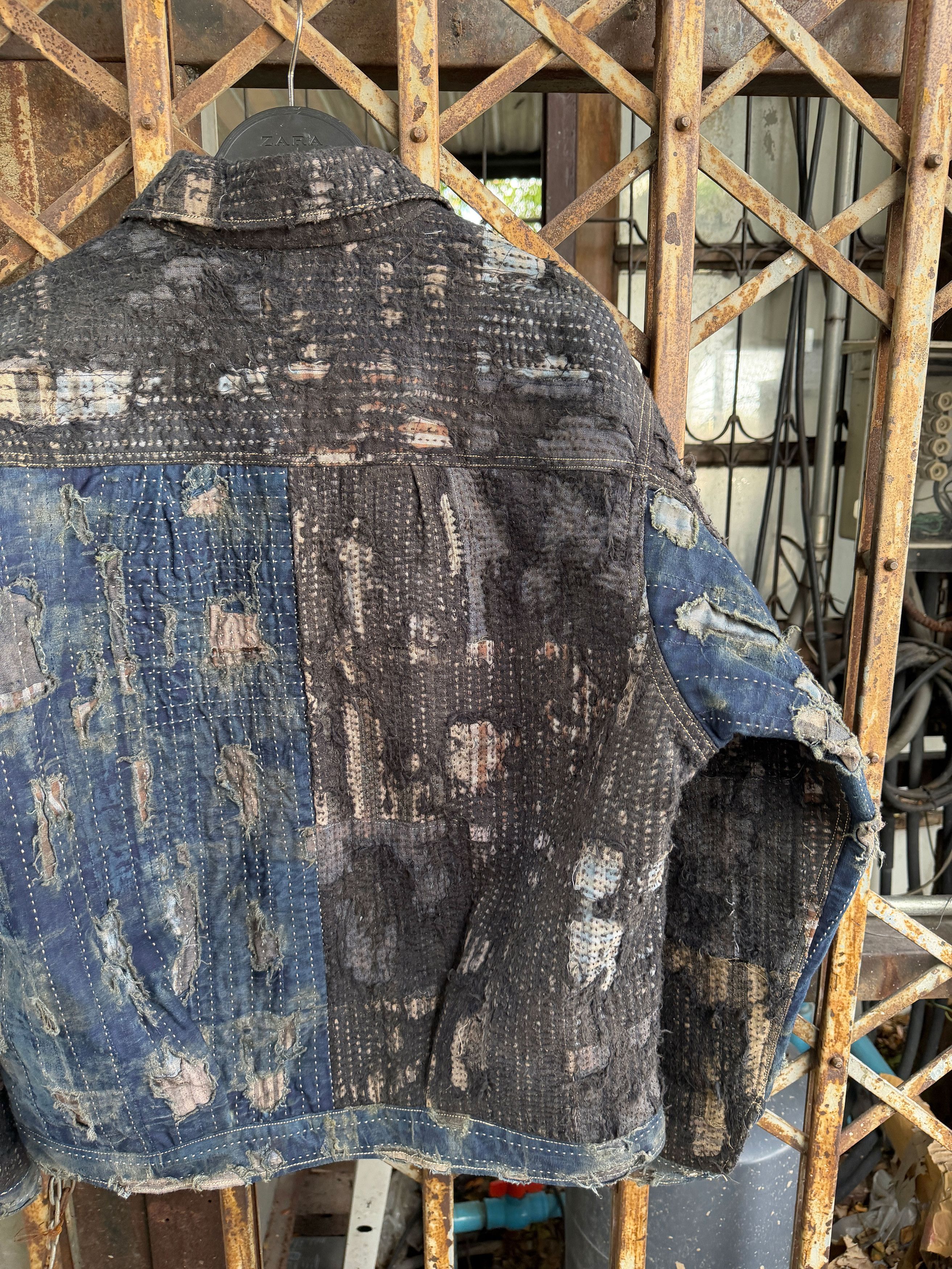 Japanese Brand 1/1 Boro Patchwork Denim Jacket Size US L / EU 52-54 / 3 - 9 Thumbnail