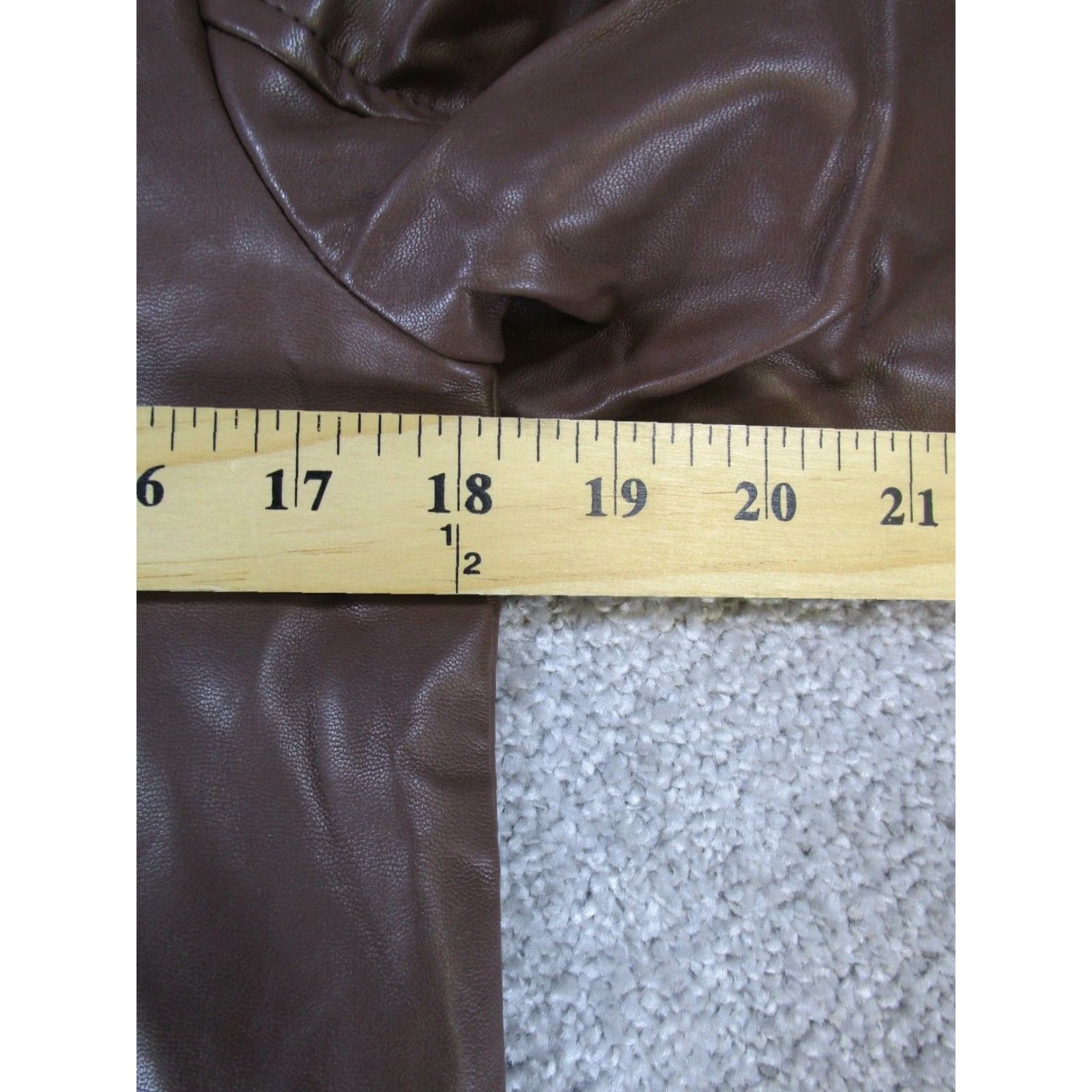 Lulus Lulus Jacket Womens XS Brown Faux Leather Size XS / US 0-2 / IT 36-38 - 7 Thumbnail
