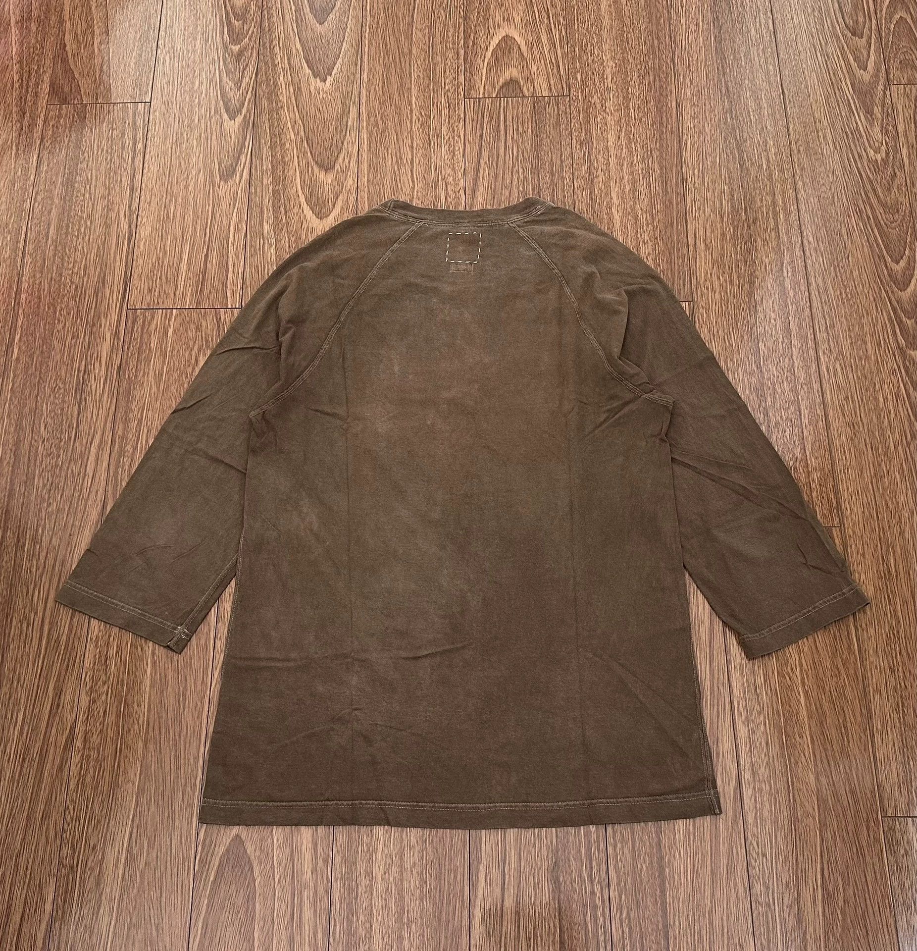 Visvim VISVIM CLUBHOUSE TEE 3/4 N.D Mud-dyed 3/4 sleeve T-shirt Size US L / EU 52-54 / 3 - 2 Thumbnail