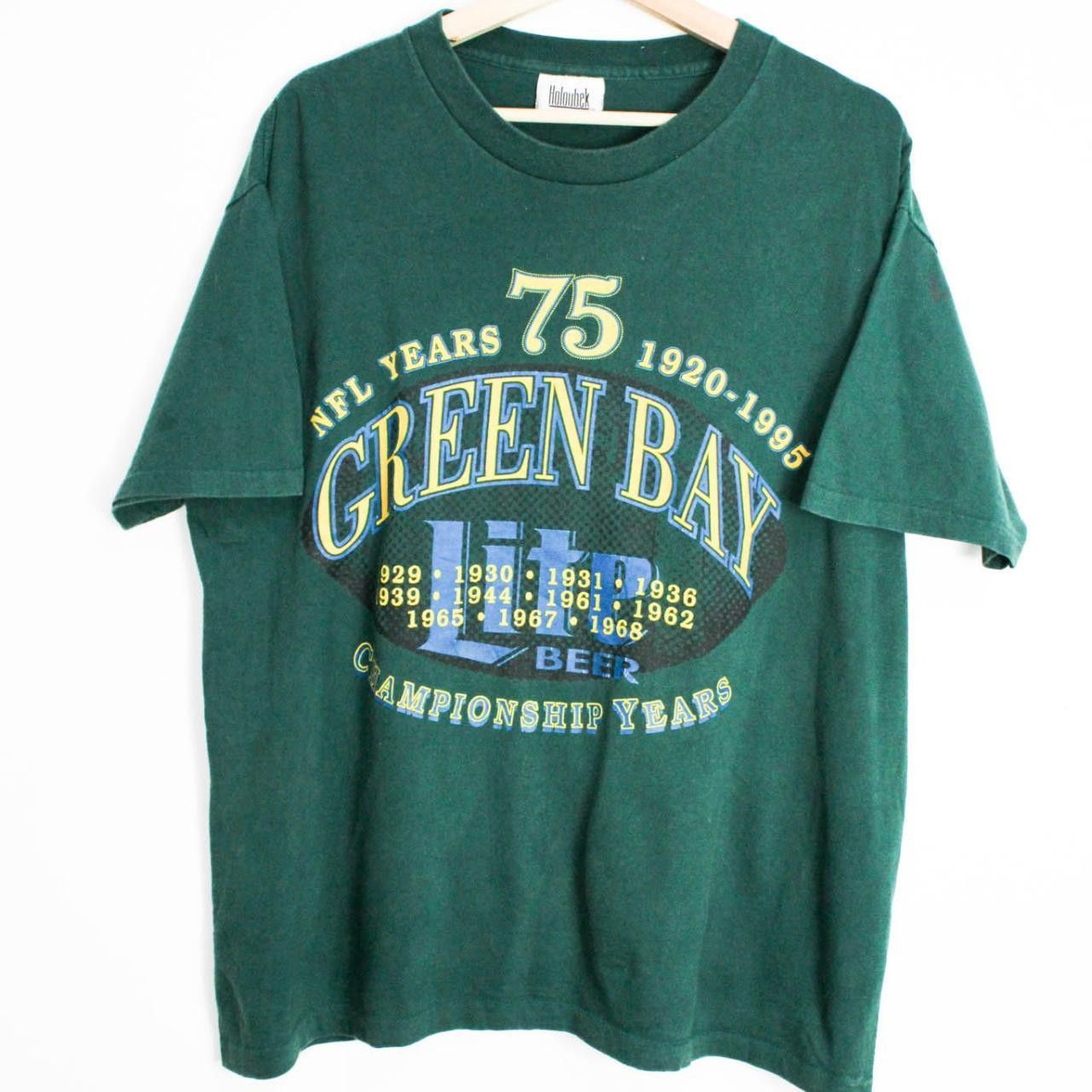 Other Vintage Green Bay Packer t-shirt size: L Size US L / EU 52-54 / 3 - 1 Thumbnail
