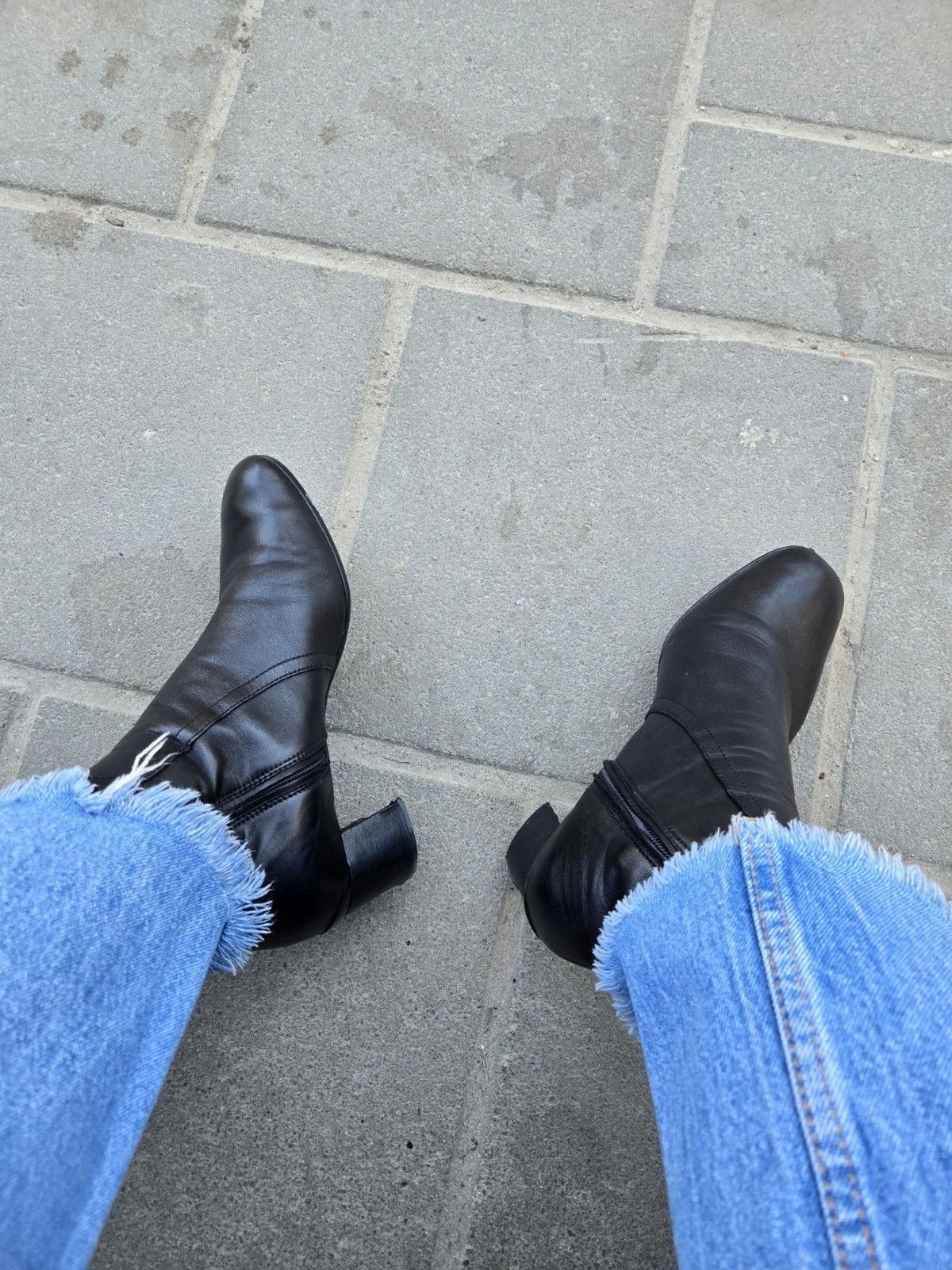 Prada Prada Calzature Donna Black Leather Boots Size 37 City Boots Size US 7.5 / IT 37.5 - 11 Thumbnail