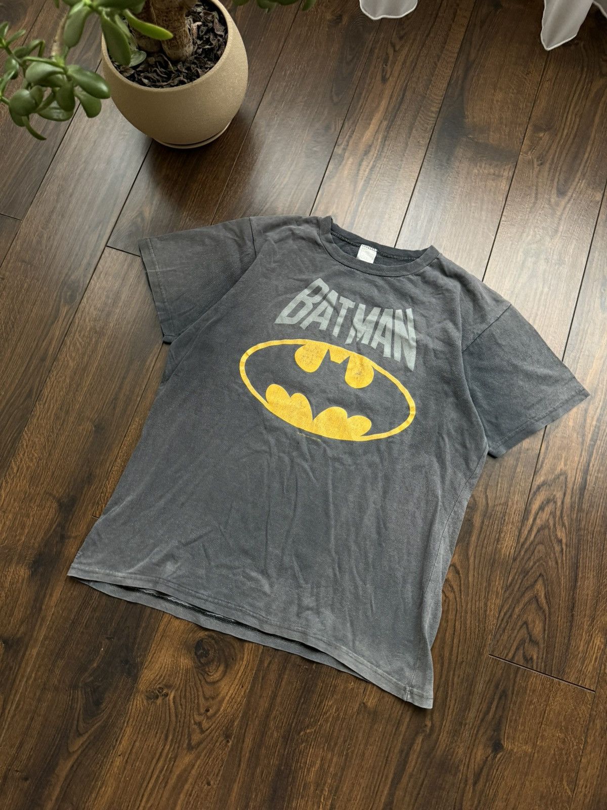 DC Comics 1964 Batman Logo Movie Single Stitch T Shirt Faded Cracked Size US XL / EU 56 / 4 - 1 Thumbnail