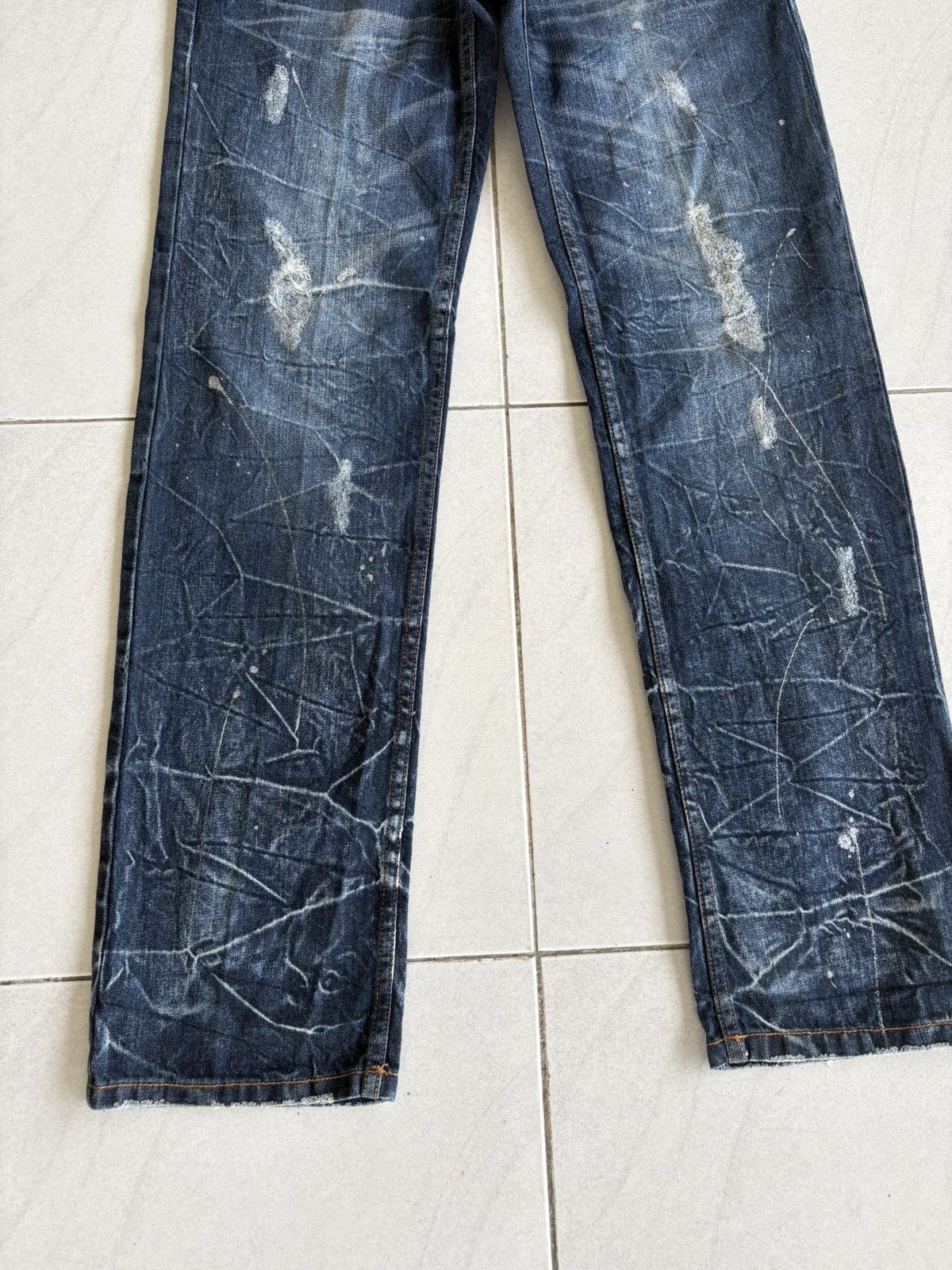 Japanese Brand Japanese International World Double Waist Jeans Size US 31 - 7 Thumbnail