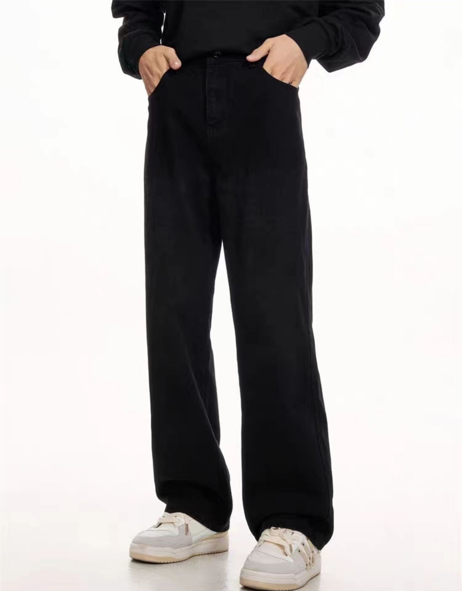 Japanese Brand × Jean High street cleanfit black flared jeans for men Size US 32 / EU 48 - 1 Thumbnail