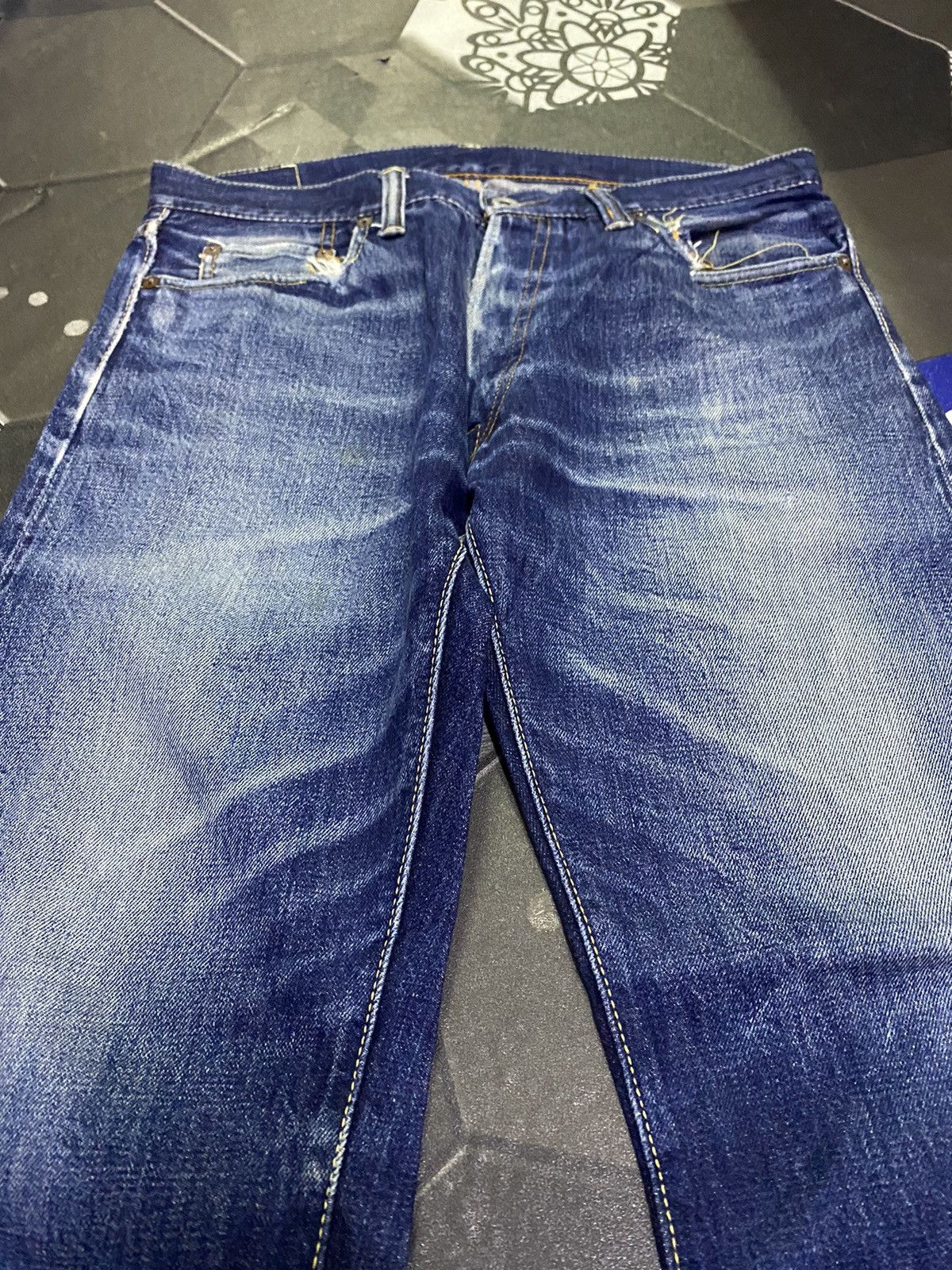 Japanese Brand Japan 🇯🇵 vintage denim selvedge Size US 32 / EU 48 - 3 Thumbnail