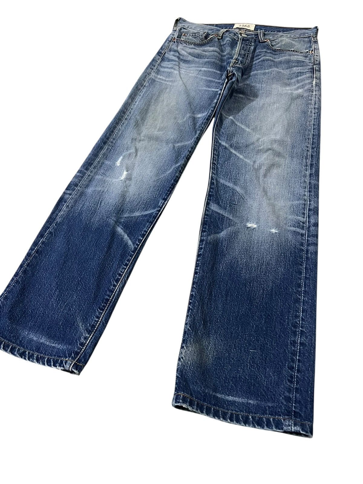 Levi's Vintage Levis 501 1966 Special Edition Distress Jean Size US 30 / EU 46 - 2 Thumbnail