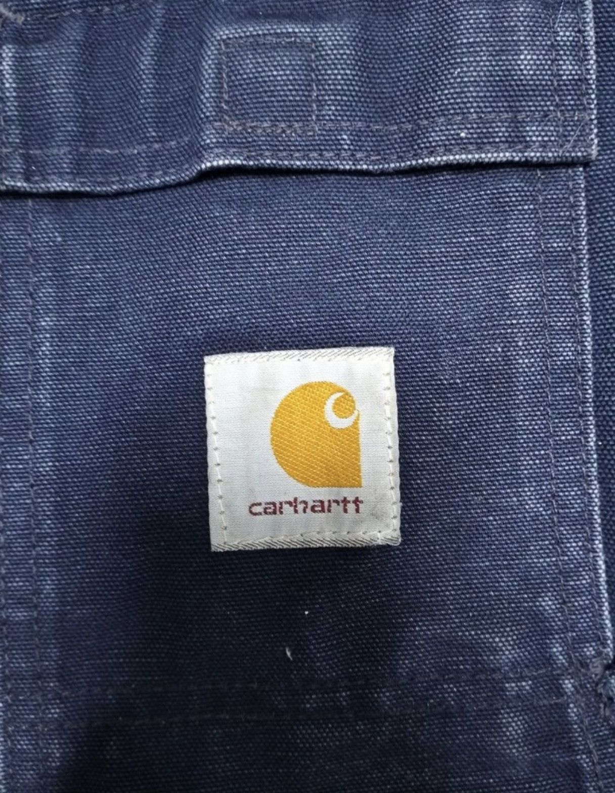 Carhartt (XXL) BEAUTIFUL FADED DARK BLUE Heavy Carhartt Jacket Size US XXL / EU 58 / 5 - 5 Thumbnail