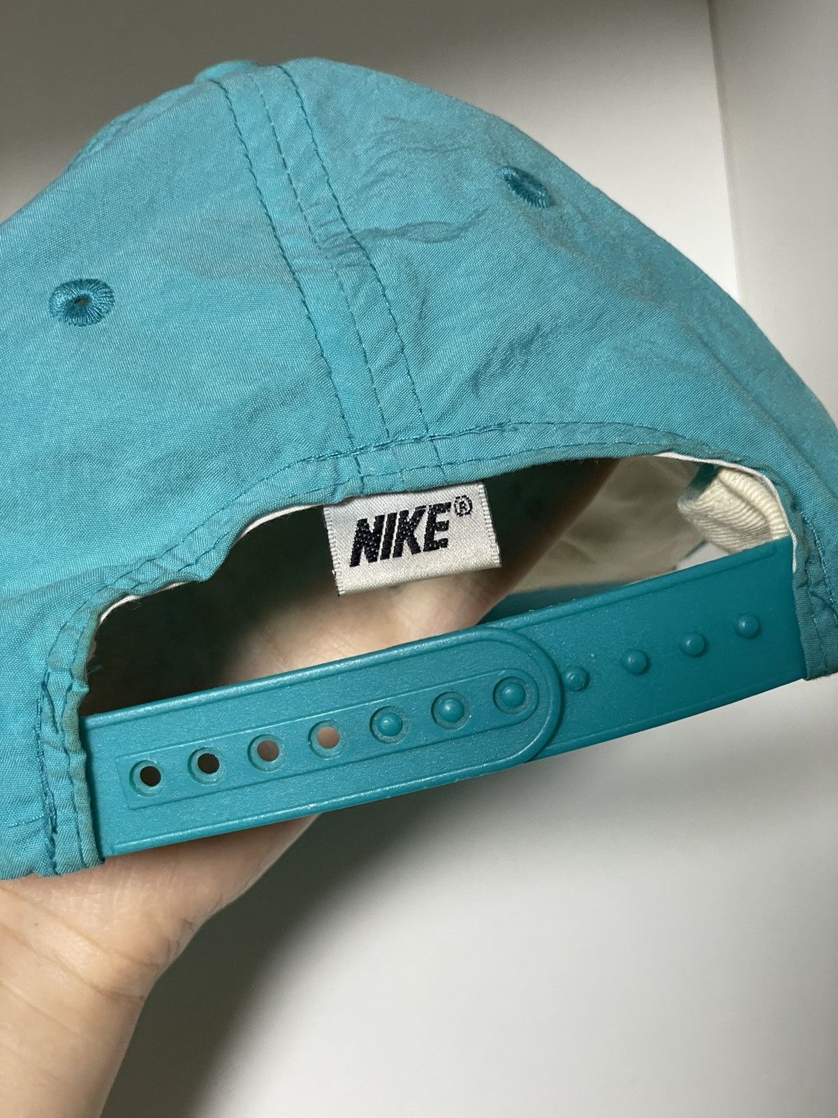 Jordan Brand × Nike × Vintage Vintage Nike Nylon Cap Made in Taiwan Hat Y2K rap USA Size ONE SIZE - 2 Thumbnail