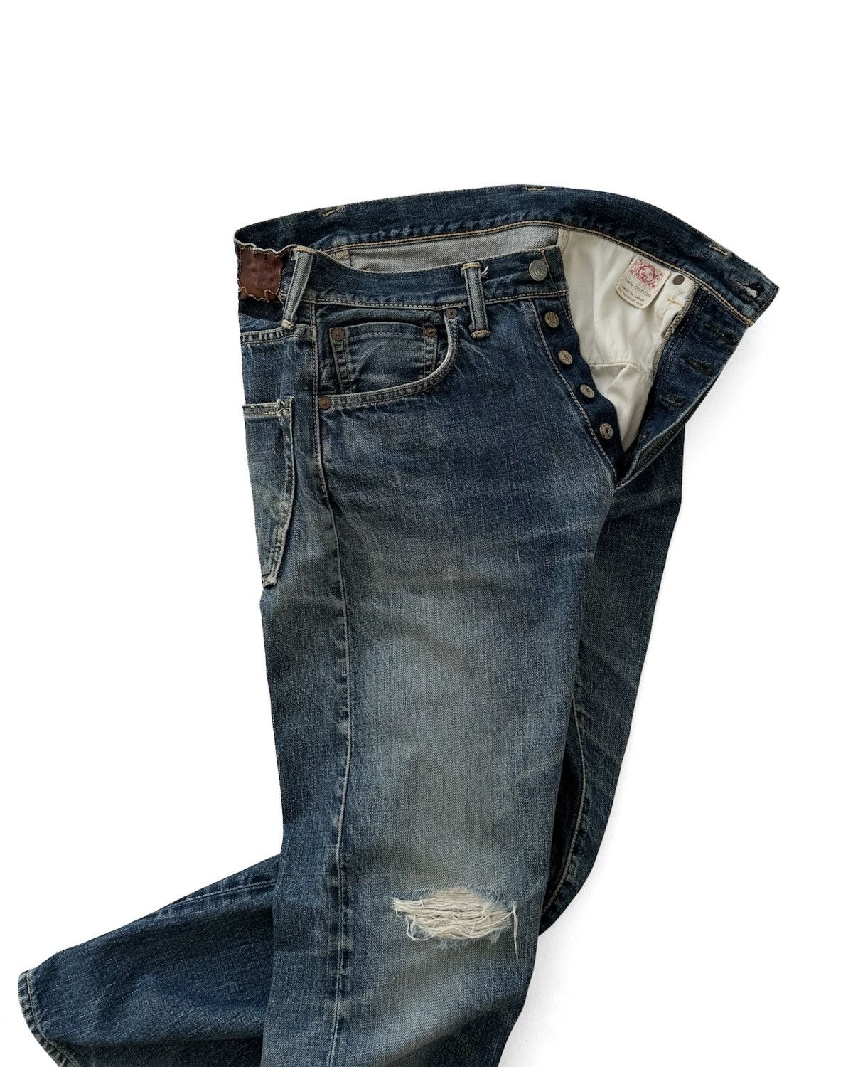 Evisu Vintage00s EVISU SELVEDGE DENIM JEANS Size US 29 - 3 Thumbnail