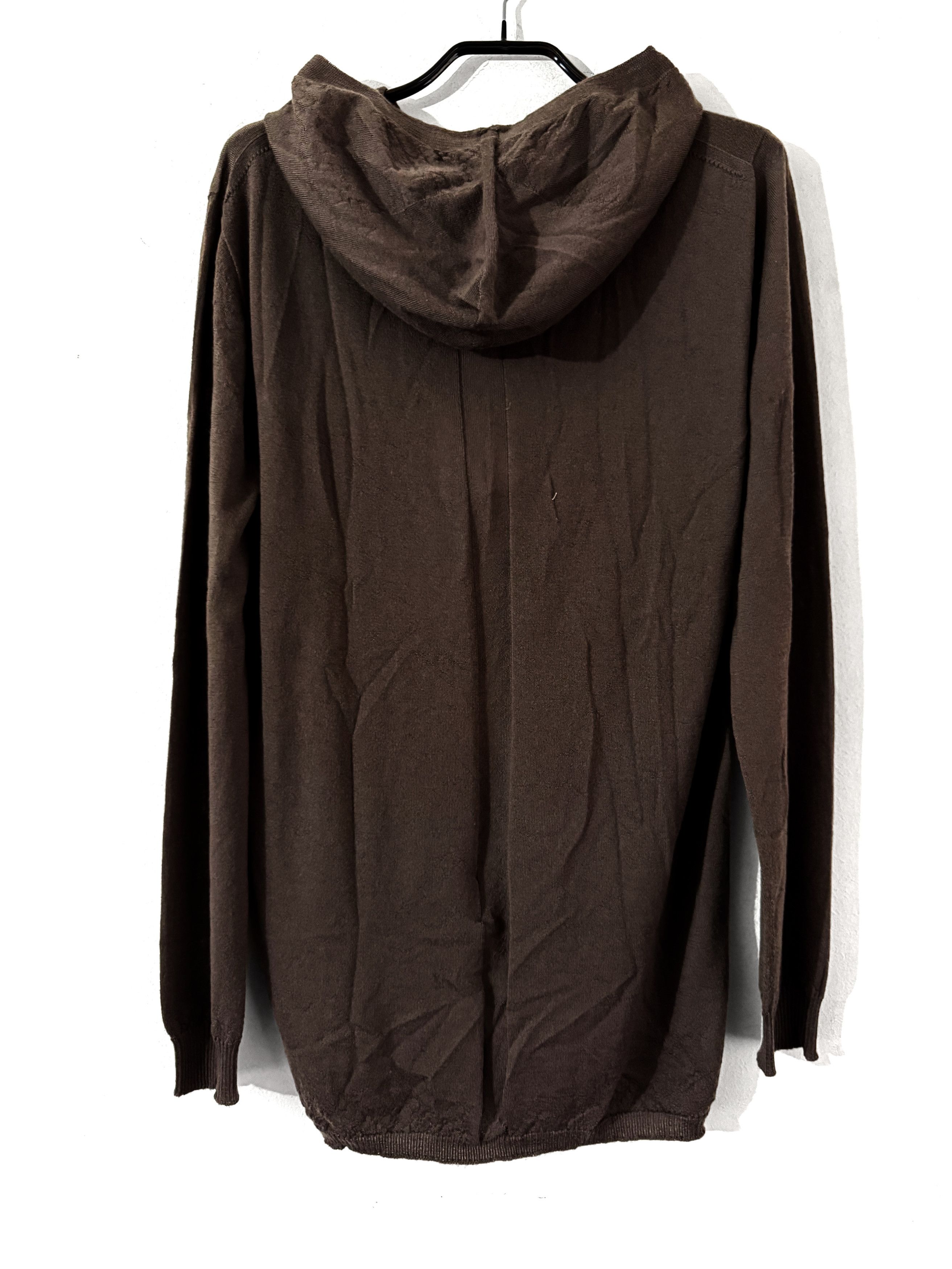 Rick Owens Cashmere Light Sweater Hoodie Size US XL / EU 56 / 4 - 7 Thumbnail