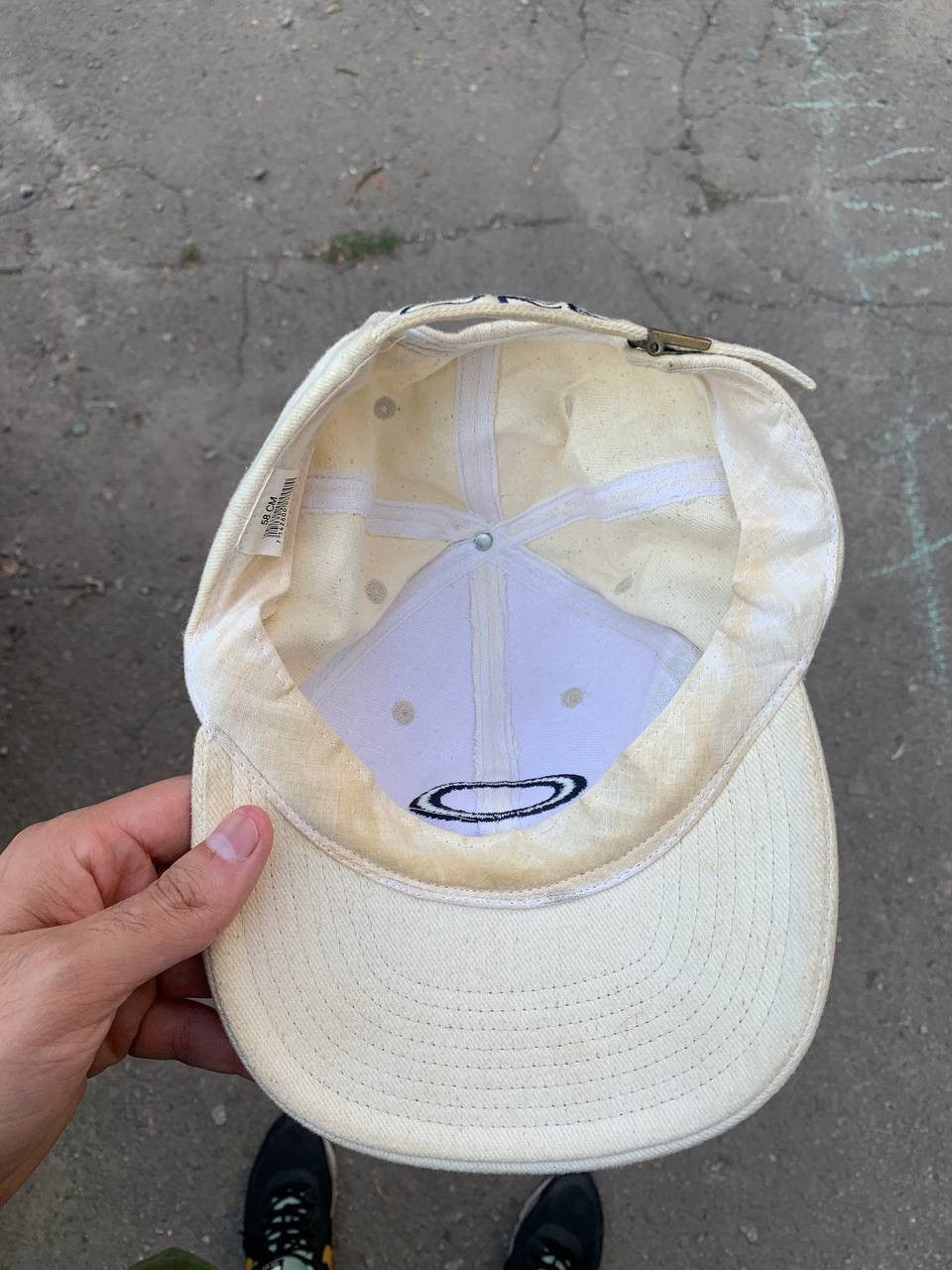 Oakley × Vintage VERY RARE OAKLEY CAP OKAY BIG LOGO SURF HATS MADE IN USA Y2K Size ONE SIZE - 6 Thumbnail
