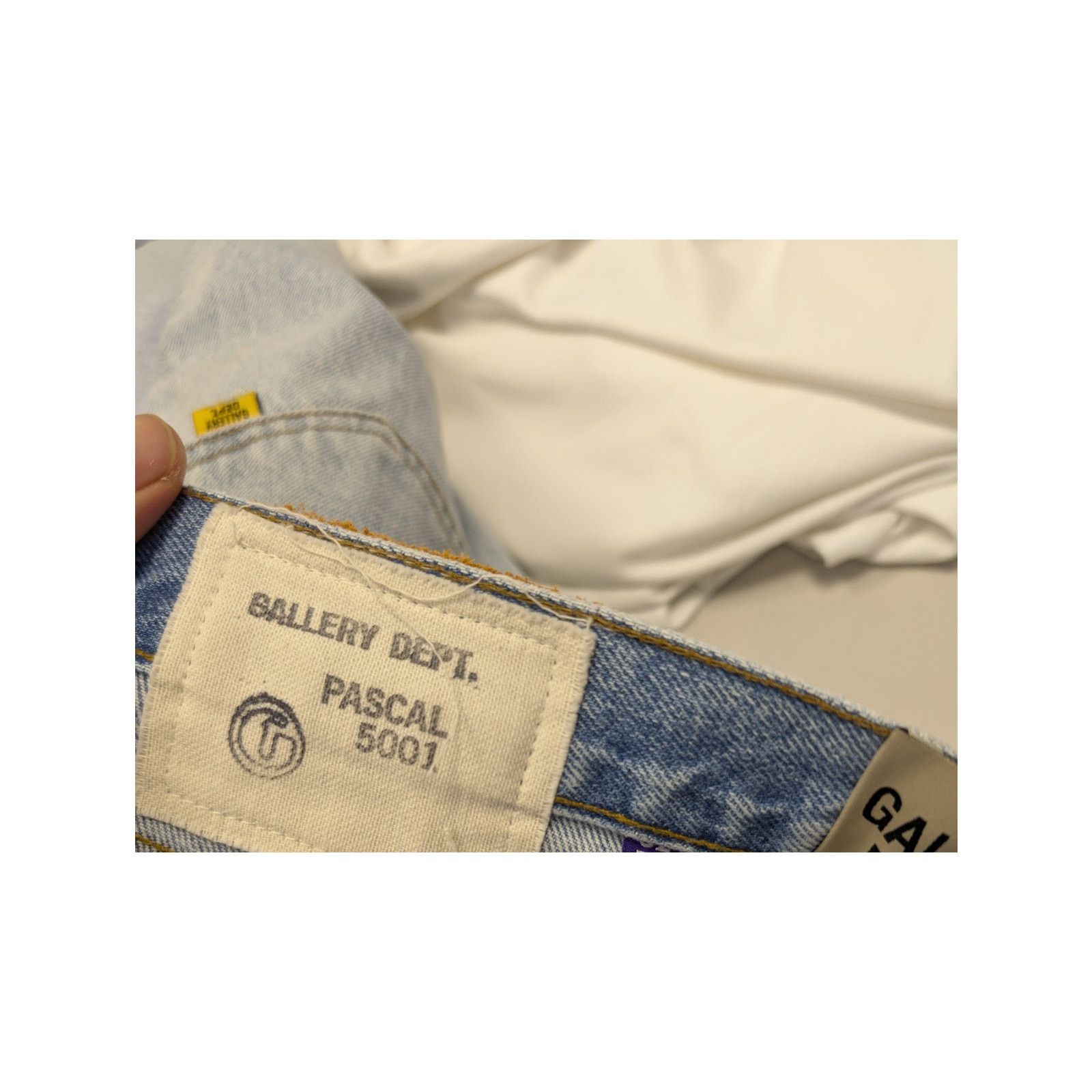 Gallery Dept. o1rshd1 Size: 38 x 32 / Pascal 5001 Straight-Leg Denim Jeans Size US 38 / EU 54 - 19 Thumbnail