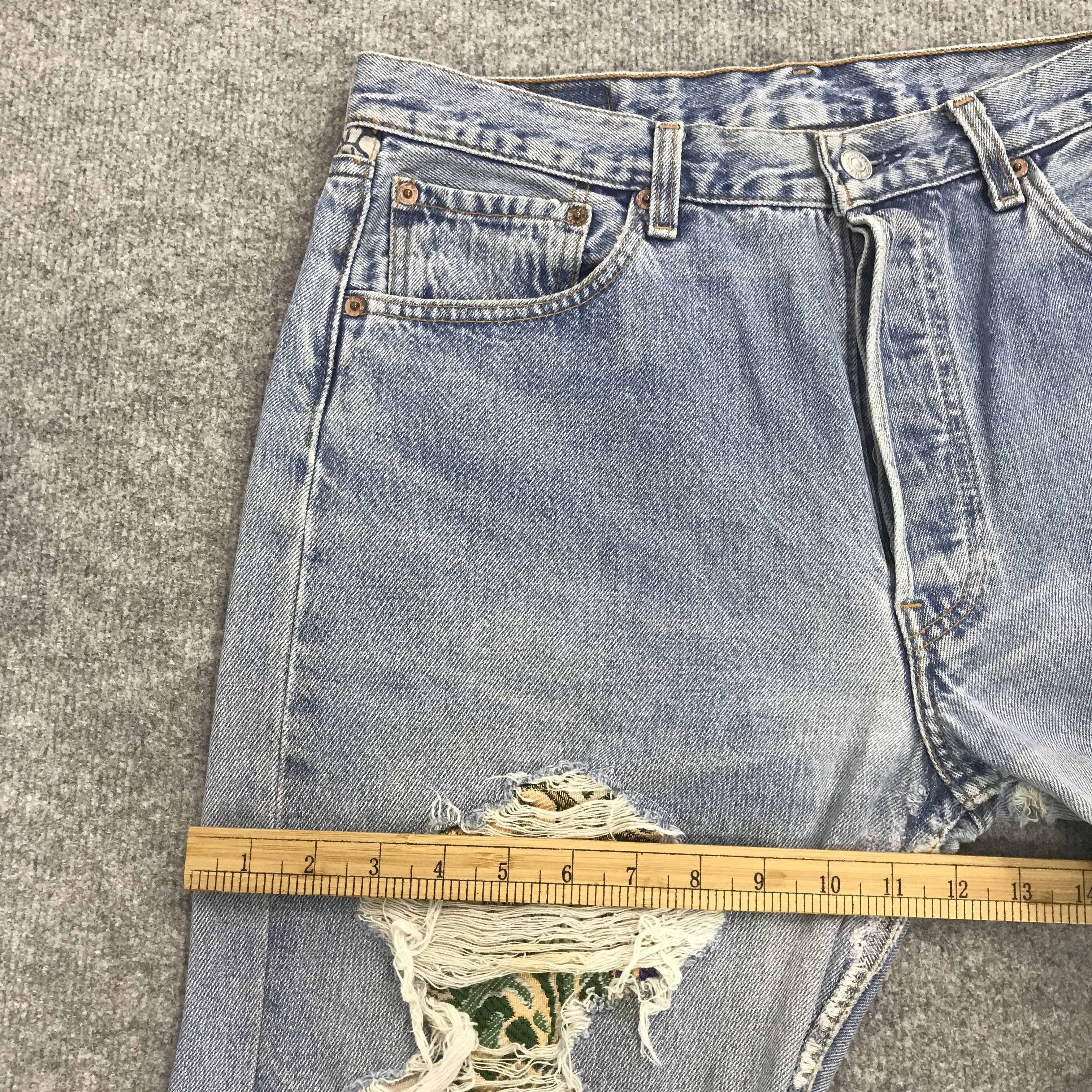 Levi's Rare levi's 501 distressed denim Jeans Size US 34 / EU 50 - 9 Thumbnail
