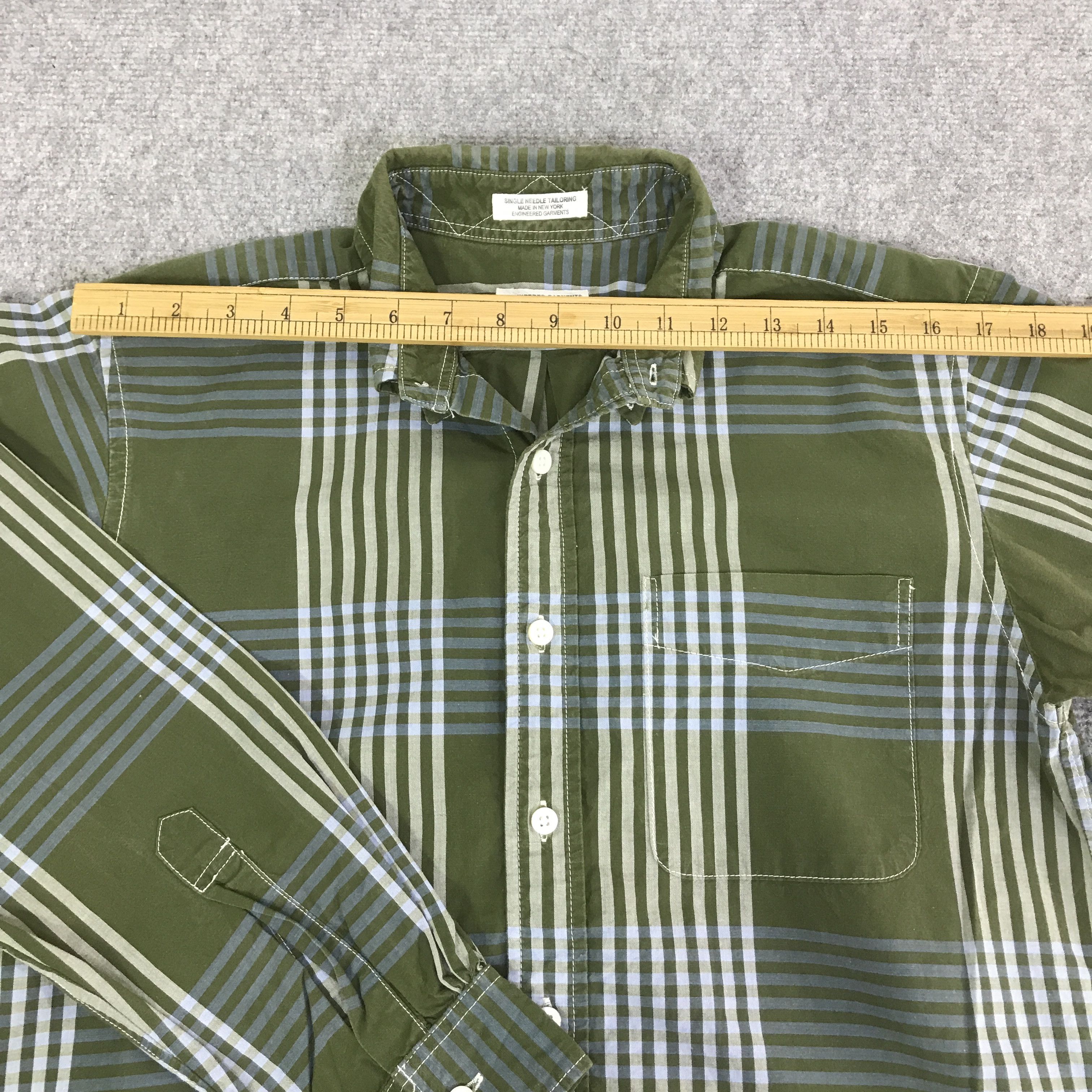 Engineered Garments Engineereed garments Tartan button up t-shirt K93B54 Size US XS / EU 42 / 0 - 5 Thumbnail