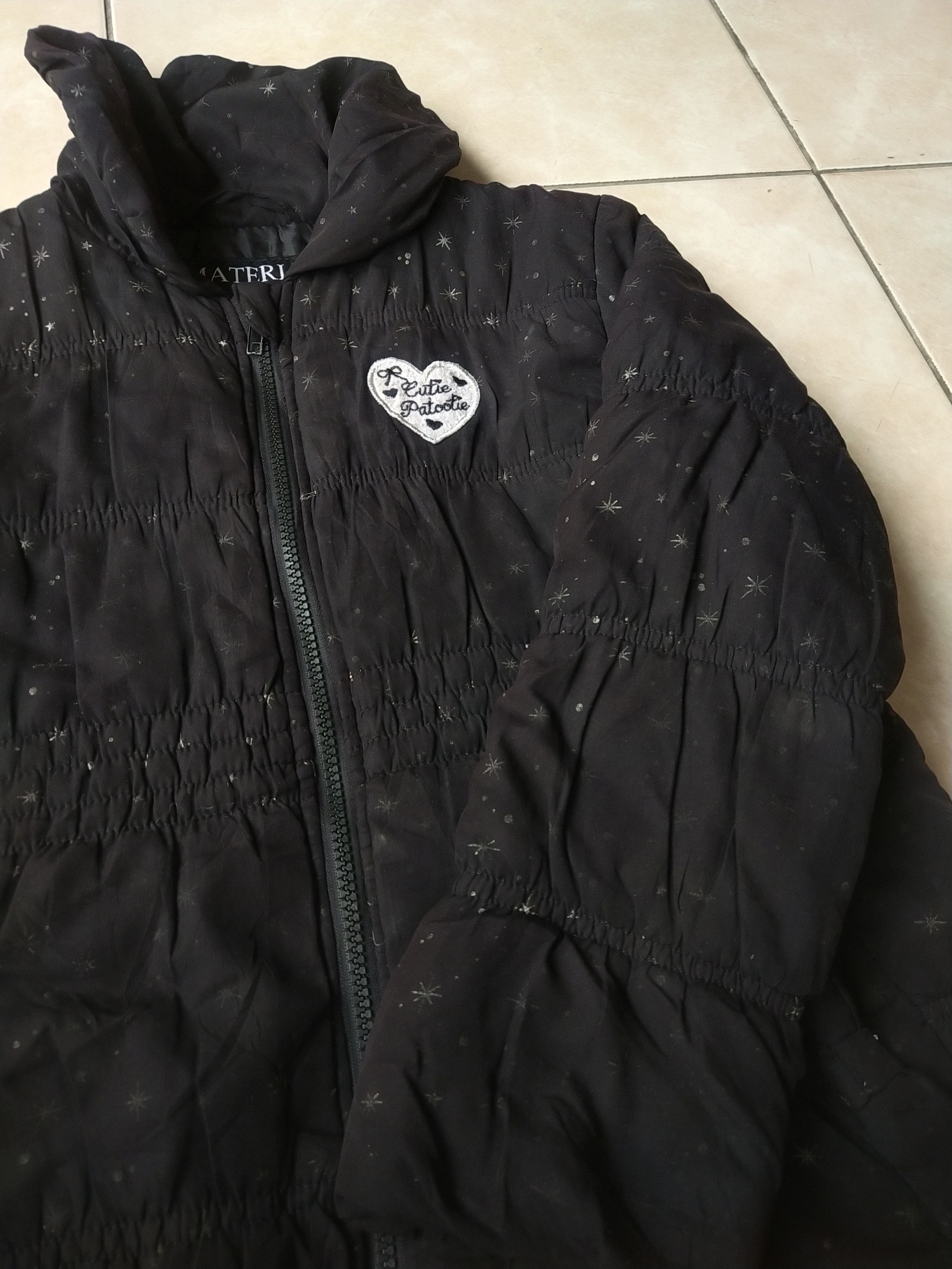 Hysteric Glamour 2000s Material Blue Bis Japanese Star Puffer Jacket Kawaii Size XXS / US 00 / IT 34 - 3 Thumbnail