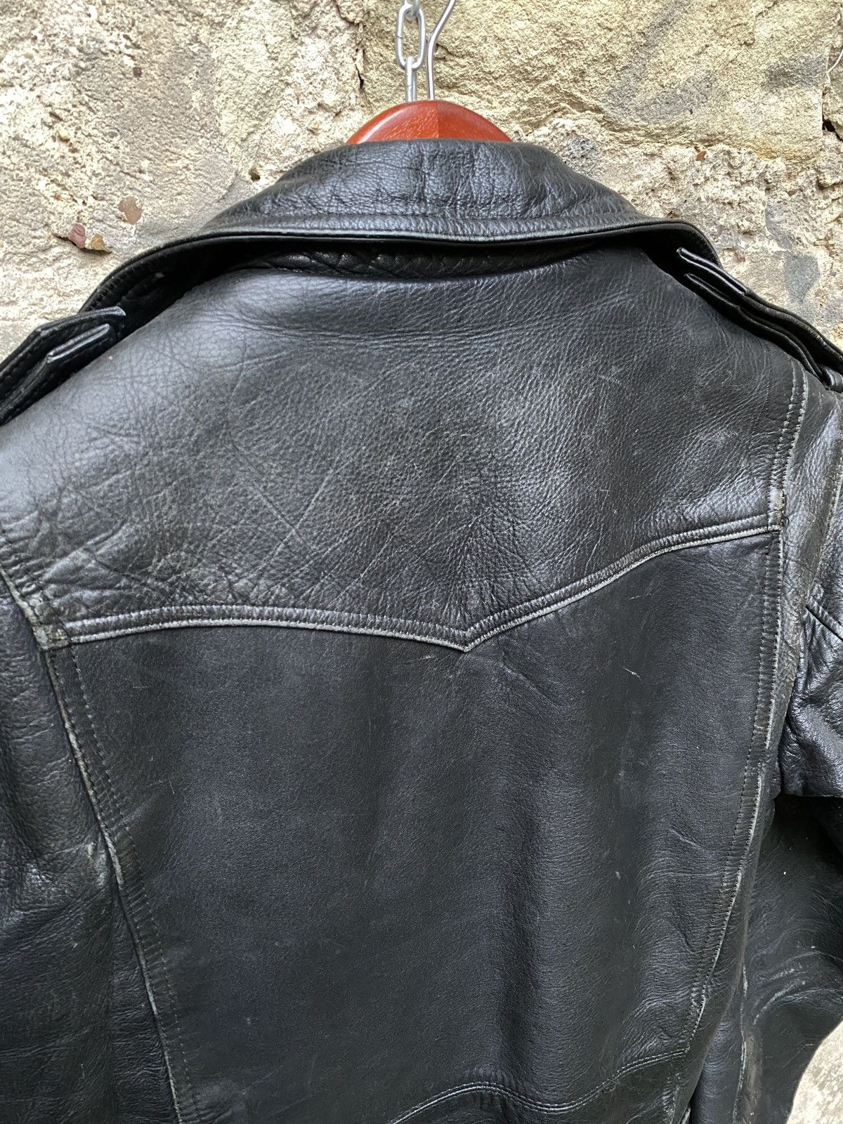 Vintage Rare 80s Death Black Metal Darkthrone Leather Biker Jacket Size US S / EU 44-46 / 1 - 8 Thumbnail