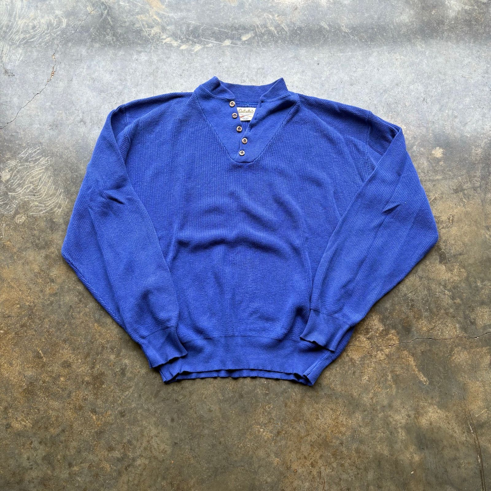 Vintage Beautiful Vintage Cabela's 90s Cotton Knit Sweater Size US XL / EU 56 / 4 - 2 Thumbnail