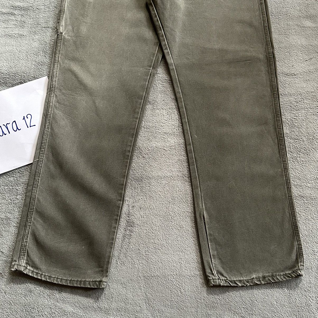 Carhartt × Dickies (36x33) Crazy Vintage Y2K Faded Dickies Carpenter Pants Moss Size US 36 / EU 52 - 3 Thumbnail