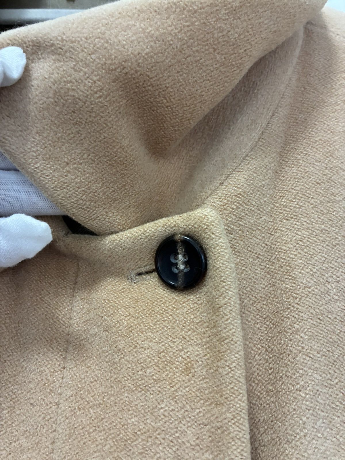 Jil Sander Vintage Made in Italy Jil Sander Camel Wool-Blend Long Coat Size M / US 6-8 / IT 42-44 - 11 Thumbnail