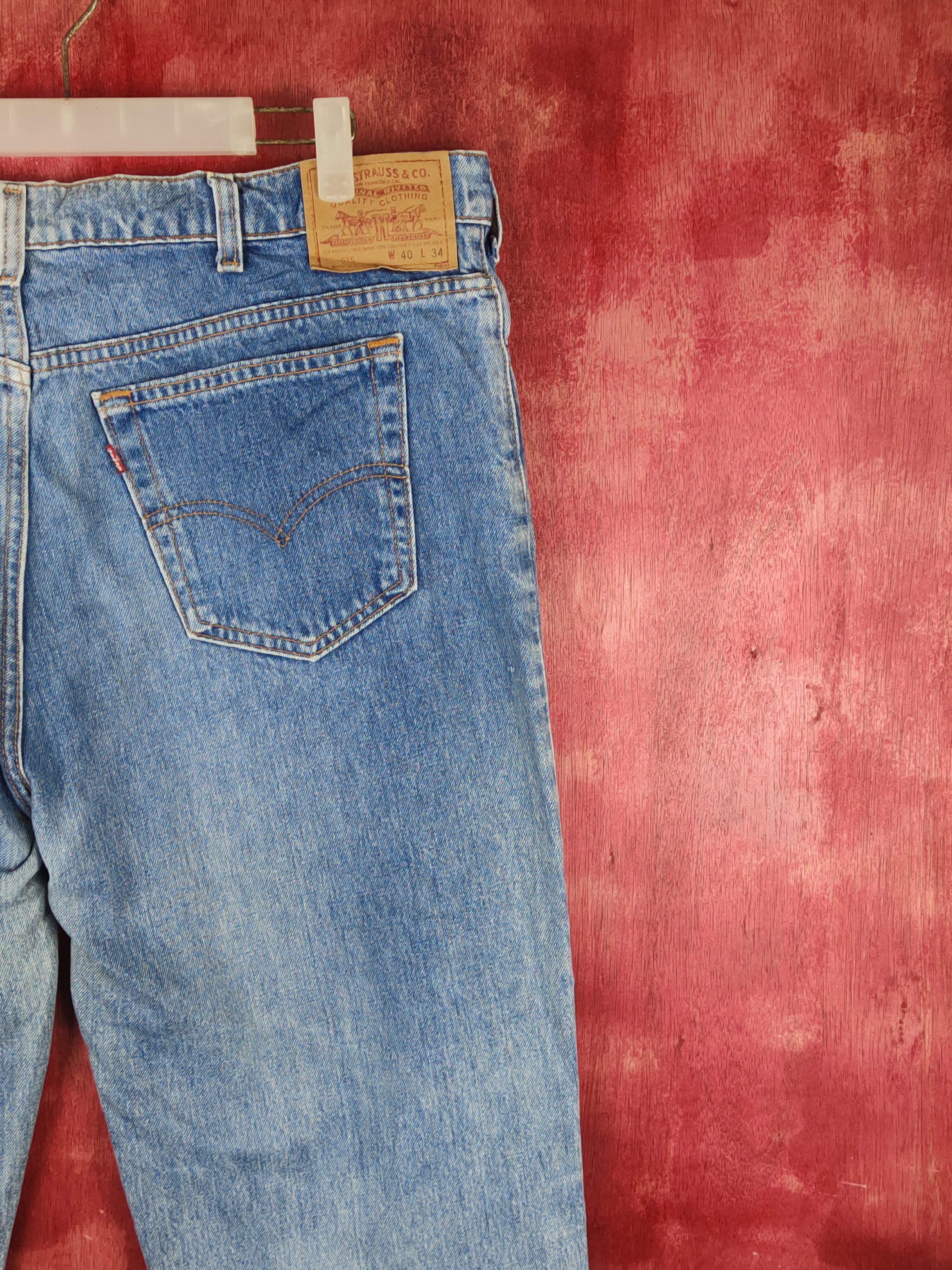 Levi's Levi's Blue Faded Distressed Ripped Jeans #S1667 Size US 39 - 12 Thumbnail