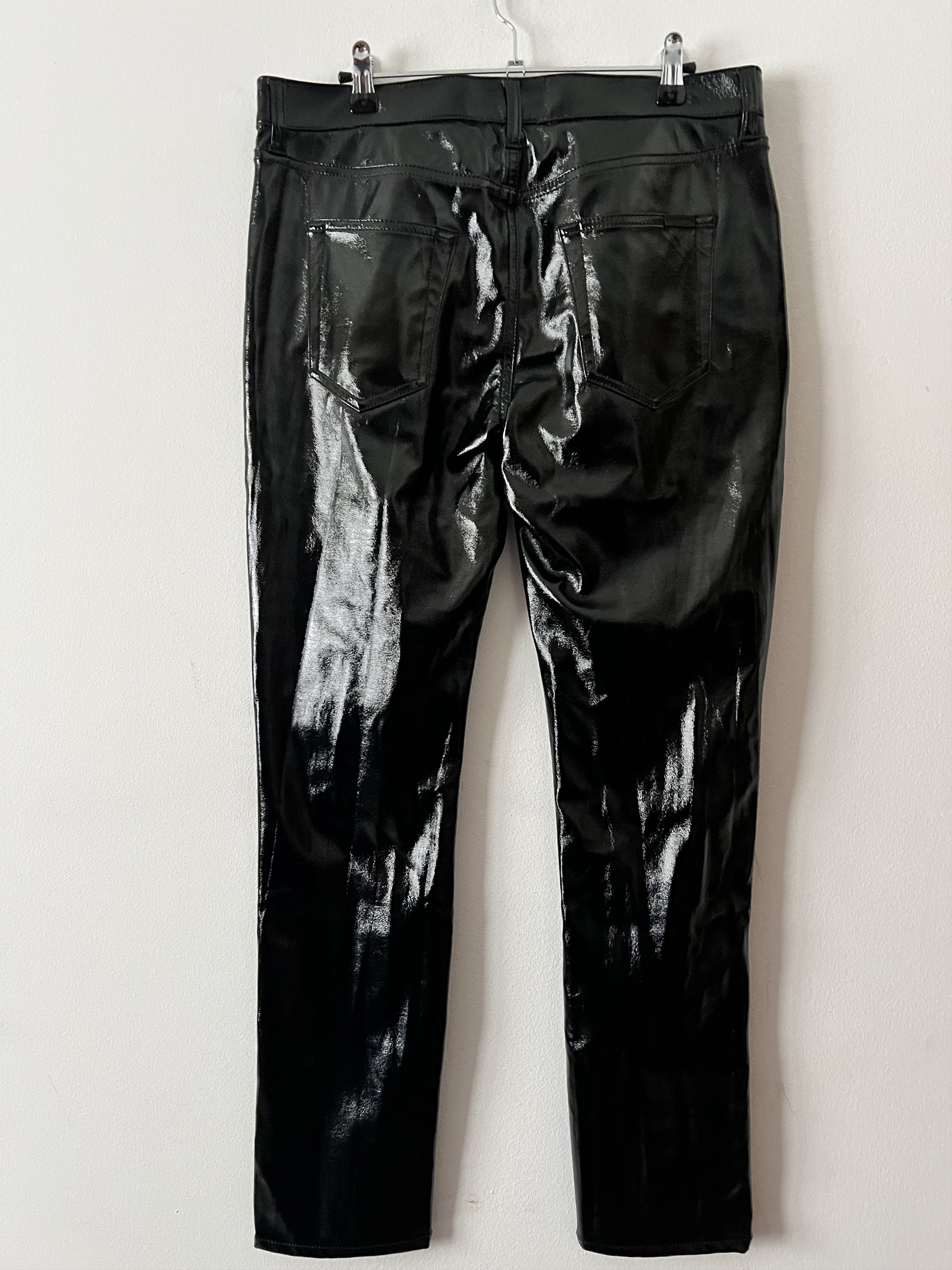 Saint Laurent Paris BNWT Slim Pants With Shiny Effect Size US 30 / EU 46 - 6 Thumbnail