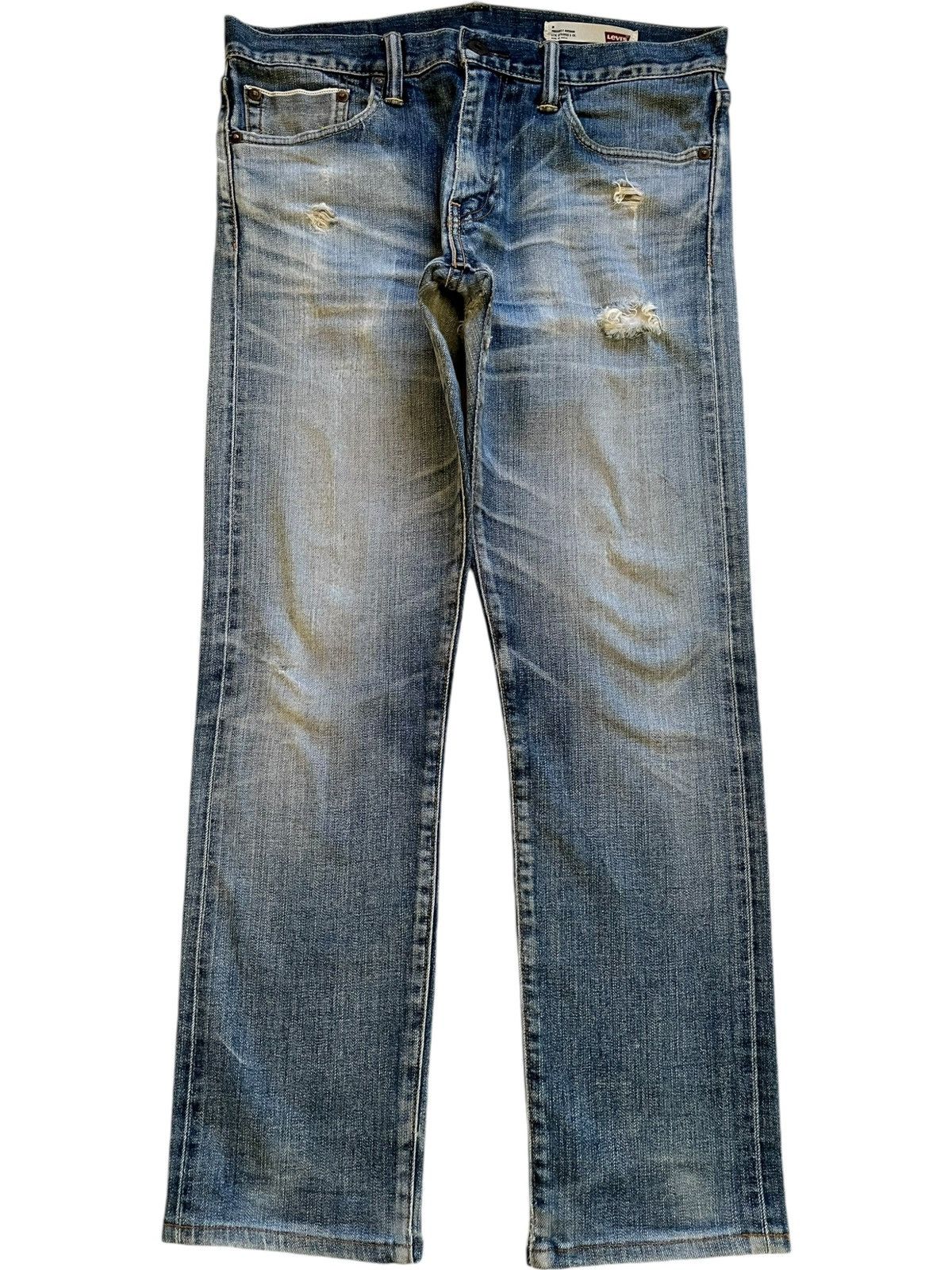 Levi's Vintage Levis 511 Faded Wash Selvedge Jeans Size US 33 - 2 Thumbnail