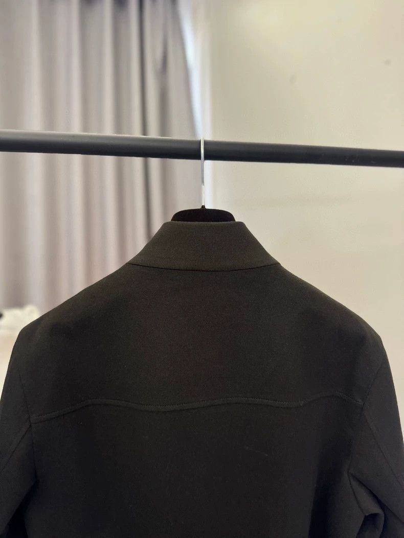 Loro Piana LORO PIANA A dark green baseball collar jacket for men in Size US S / EU 44-46 / 1 - 7 Thumbnail