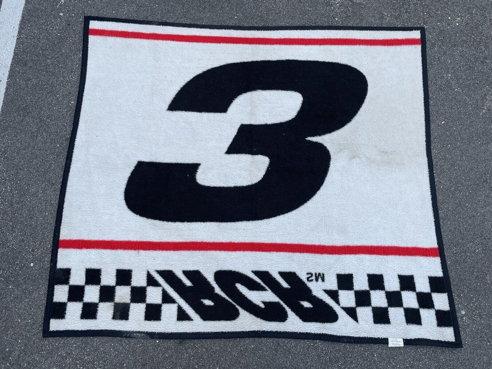 NASCAR Vintage Dale Earnhardt Blanket NASCAR Racing Tapestry Rug Size ONE SIZE - 2 Thumbnail