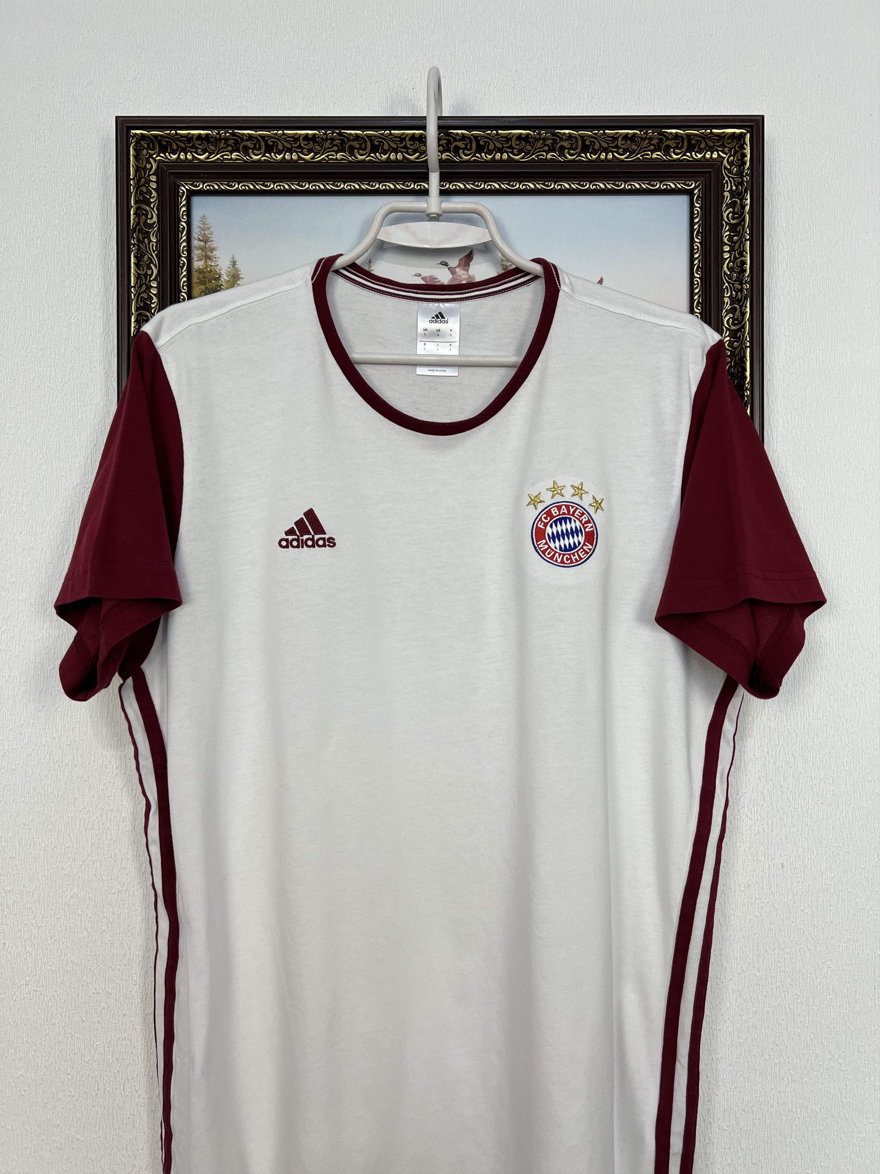 Adidas 2016 Bayern Munich adidas Cotton Tee Football Shirt Soccer Size US L / EU 52-54 / 3 - 2 Thumbnail
