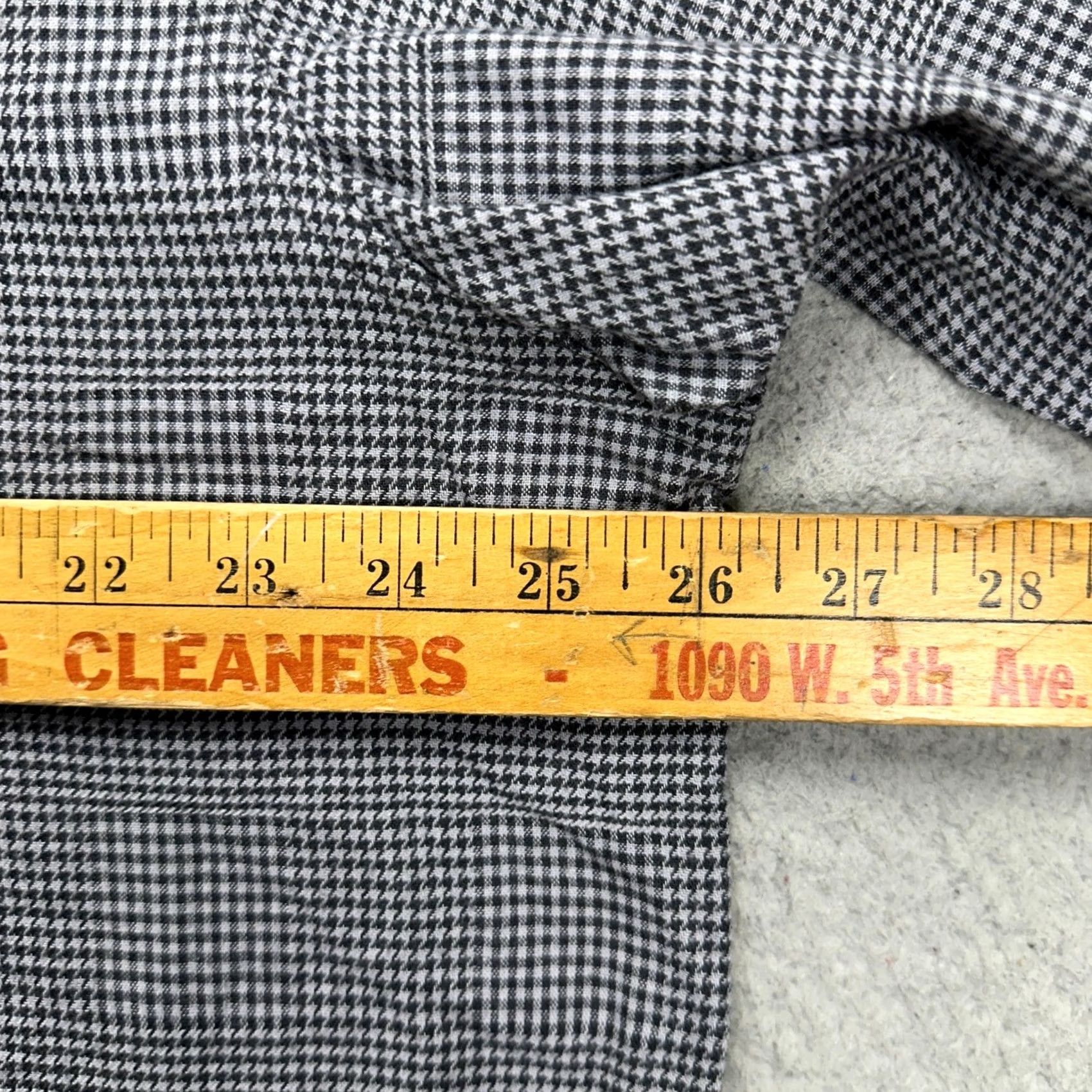 Vintage Columbia Button Up Shirt XL Grey Black Houndstooth Stretch Pocket Mens Size US XL / EU 56 / 4 - 7 Thumbnail